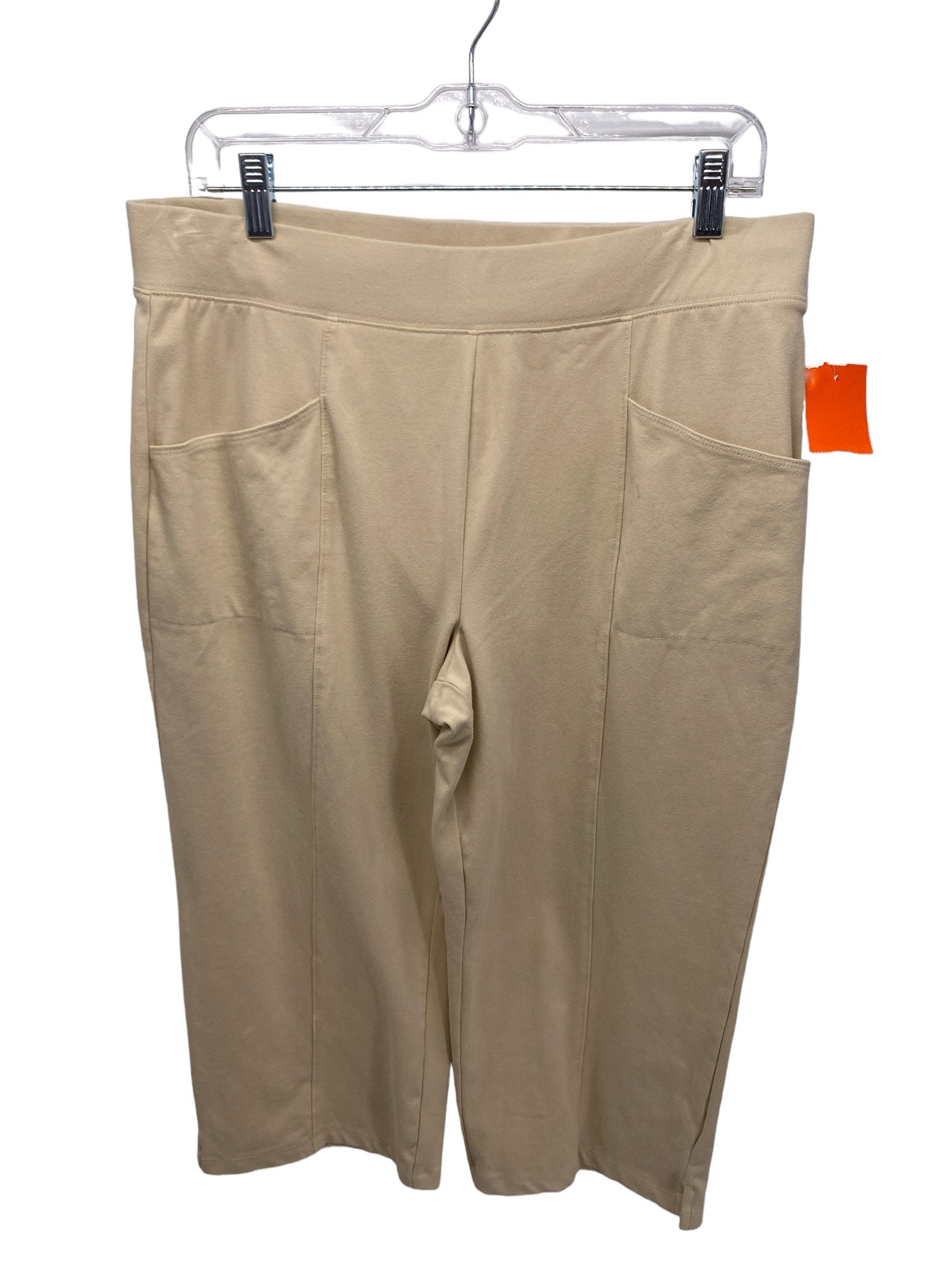 d & CO Misses Size Medium Tall Beige Pants