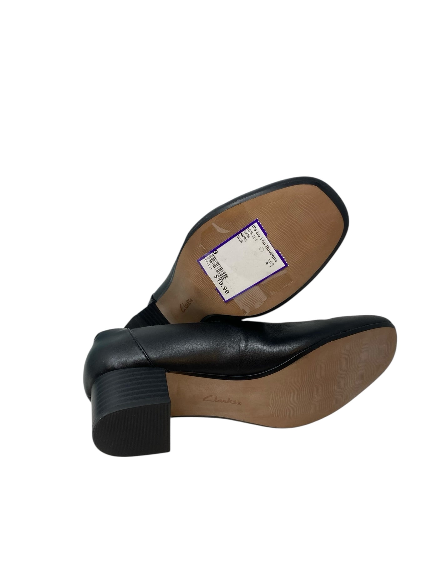 Clarks Women Size 9 Black Heels