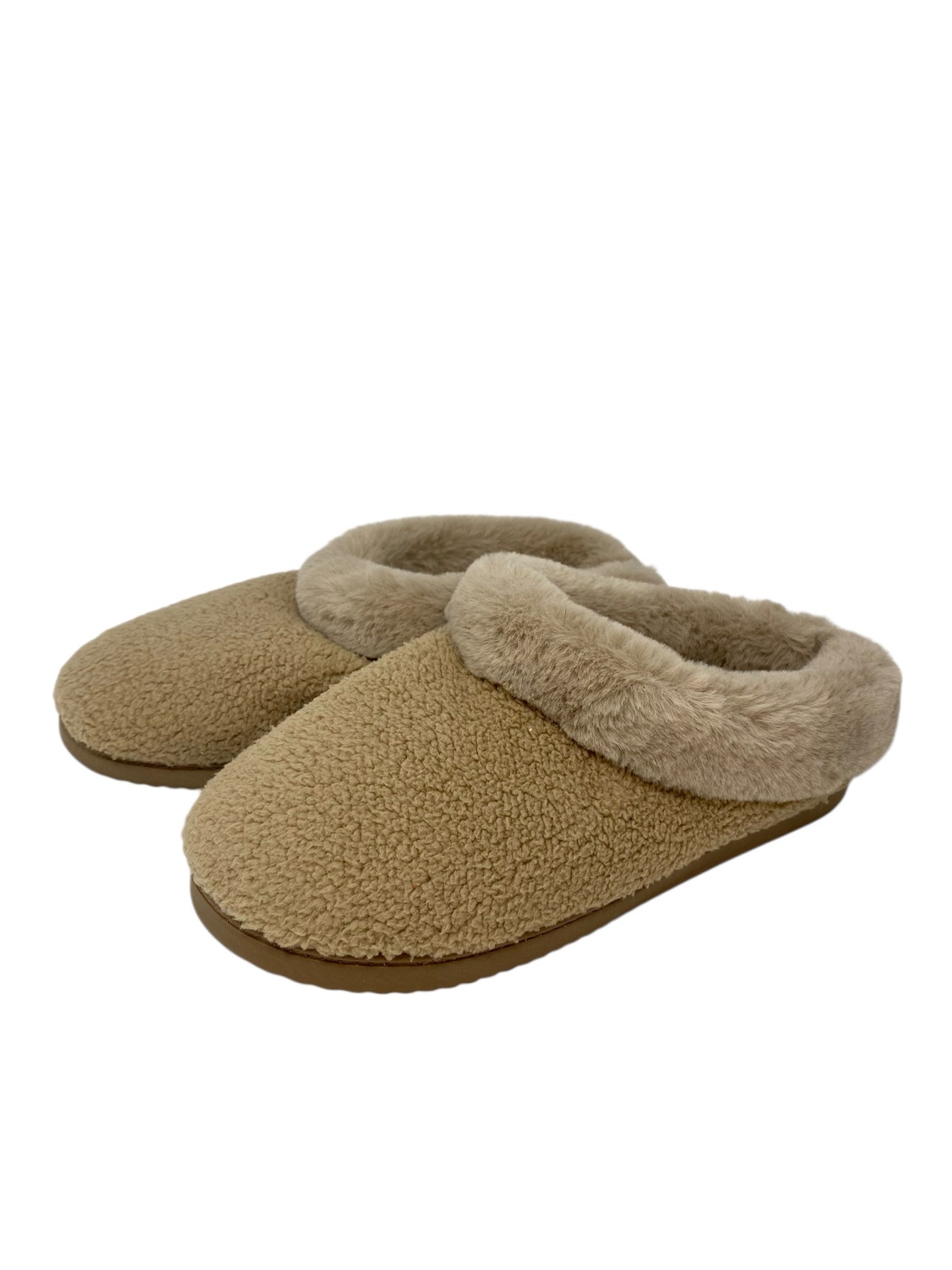 Dearfoams Women Size 9/10 Beige Slippers