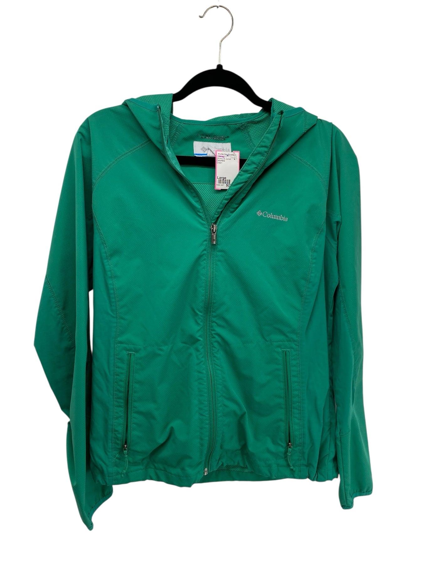 Columbia Misses Size Large Green Athleisure Jacket