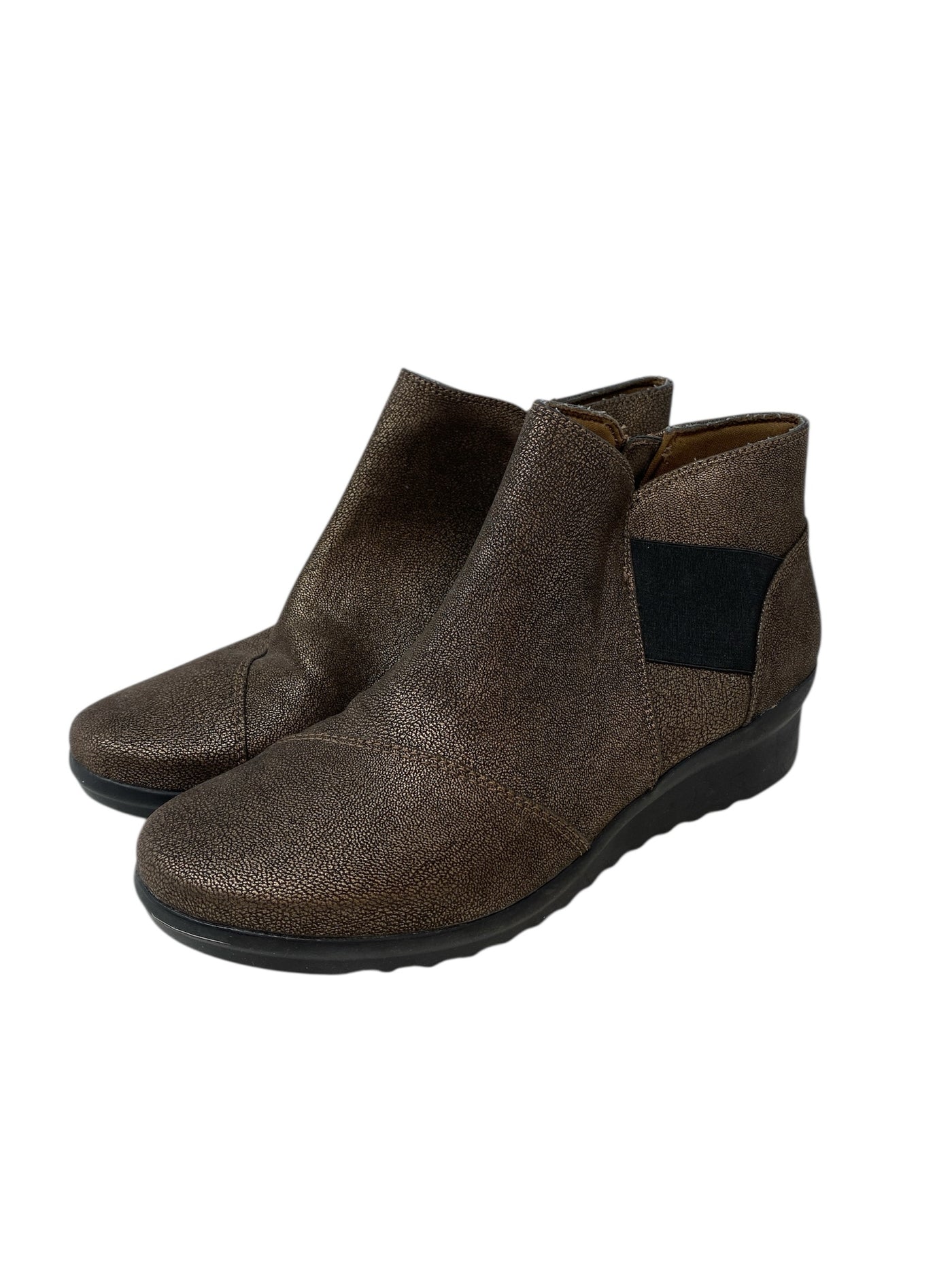 Clarks Women Size 10 Brown Booties