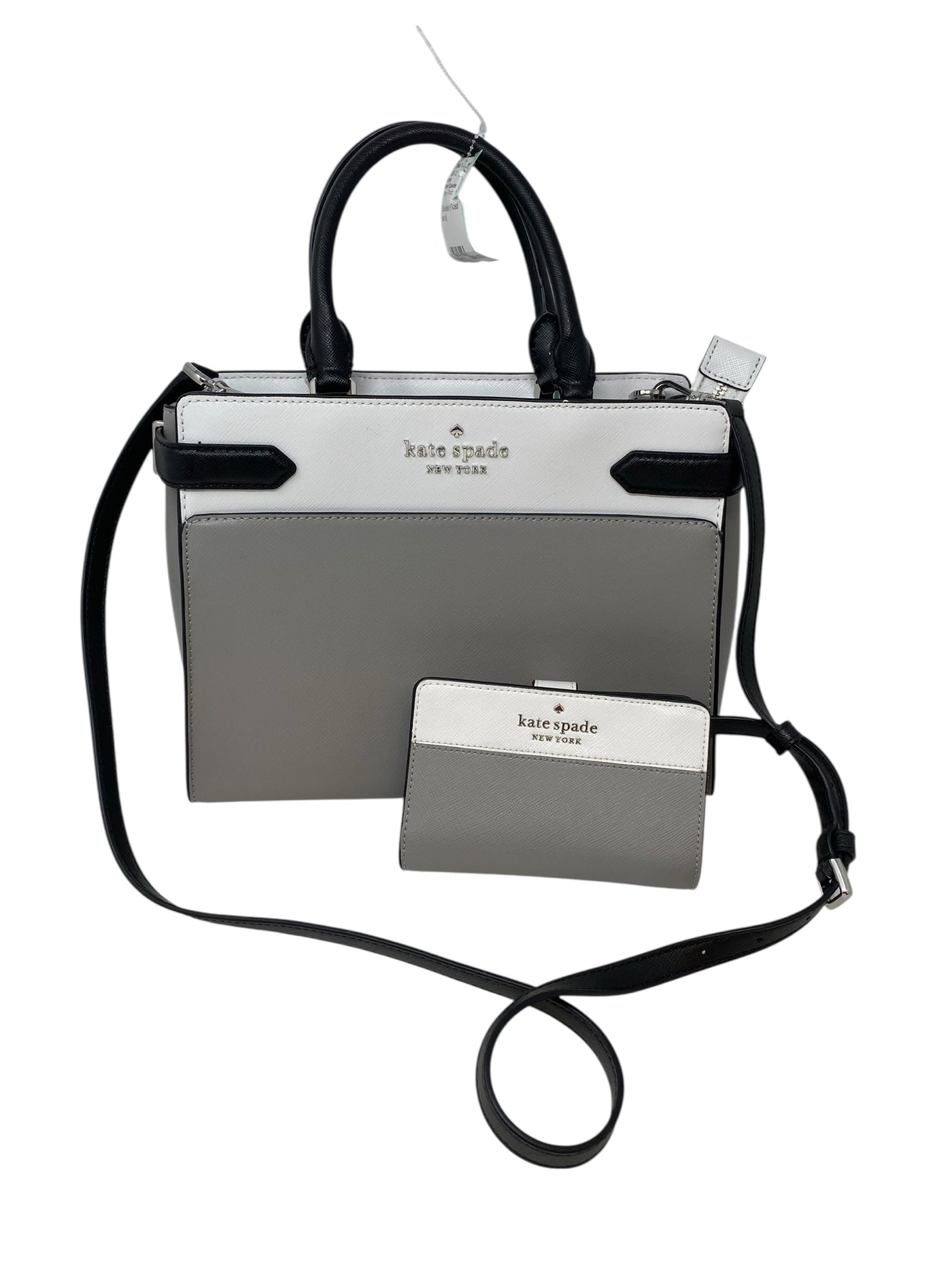 Kate Spade Grey Print Purse