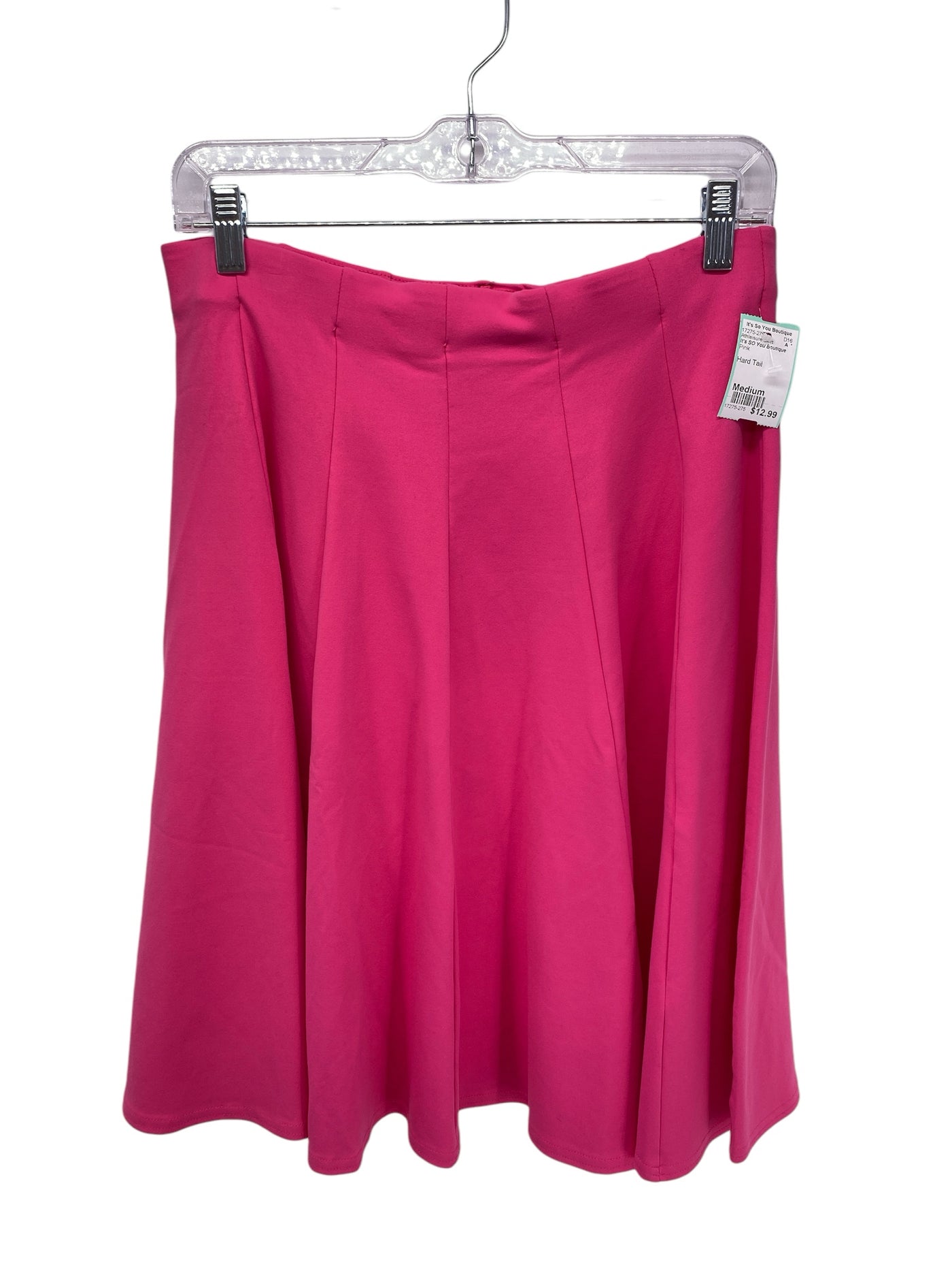 It's SO You Boutique Misses Size Medium Pink Athleisure Skirt