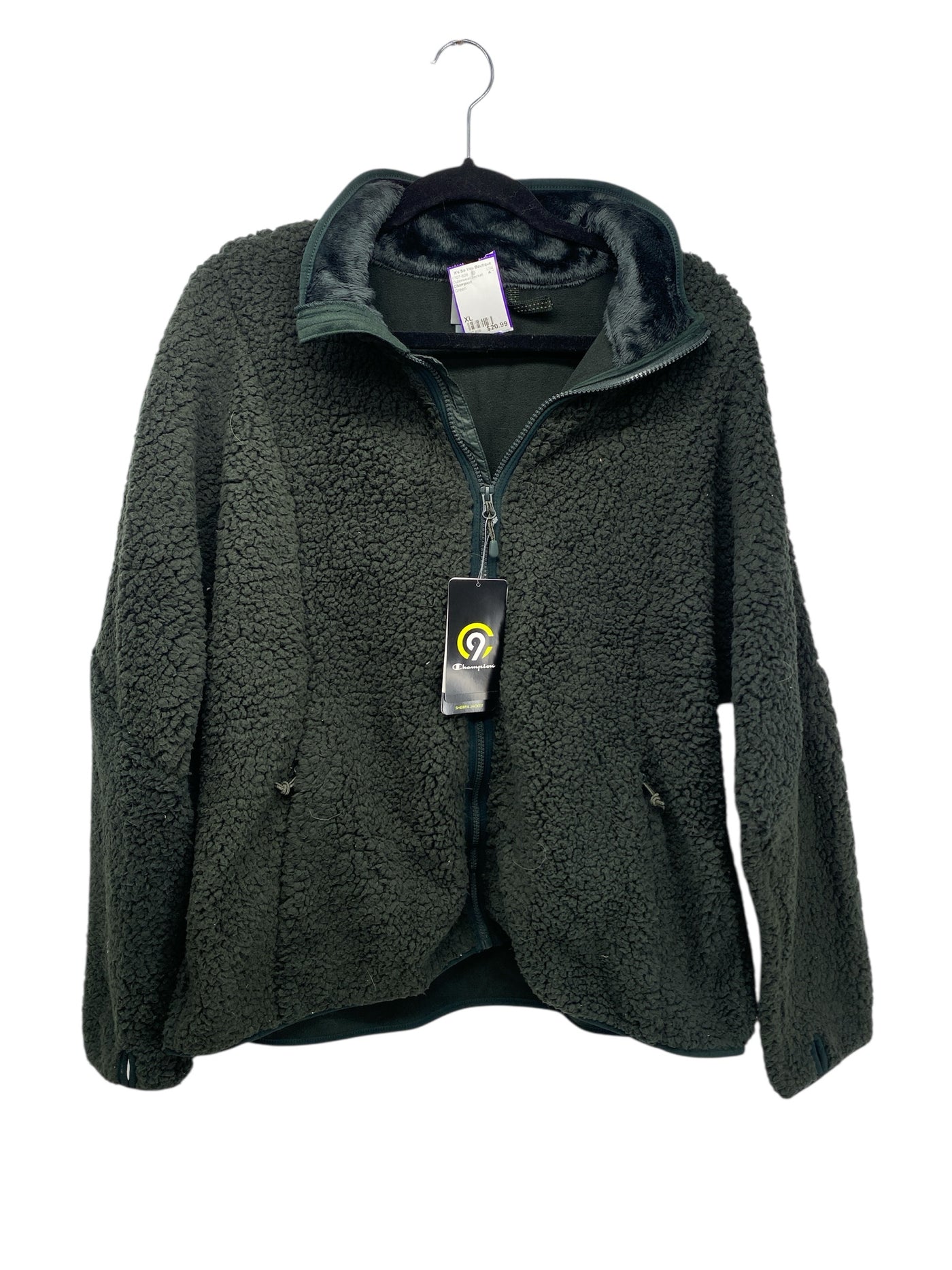 Champion Misses Size XL Green Outerwear Jacket