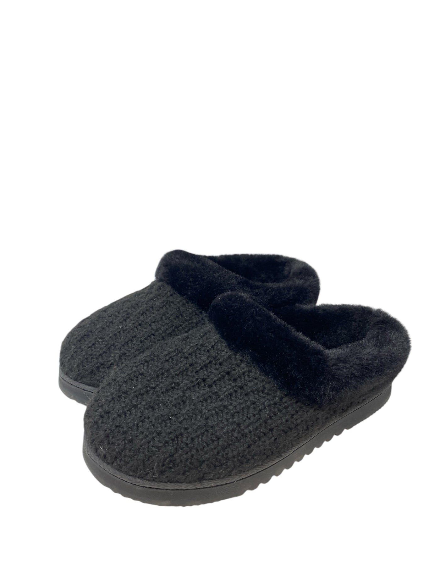 Dearfoams Women Size 9 Black Slides