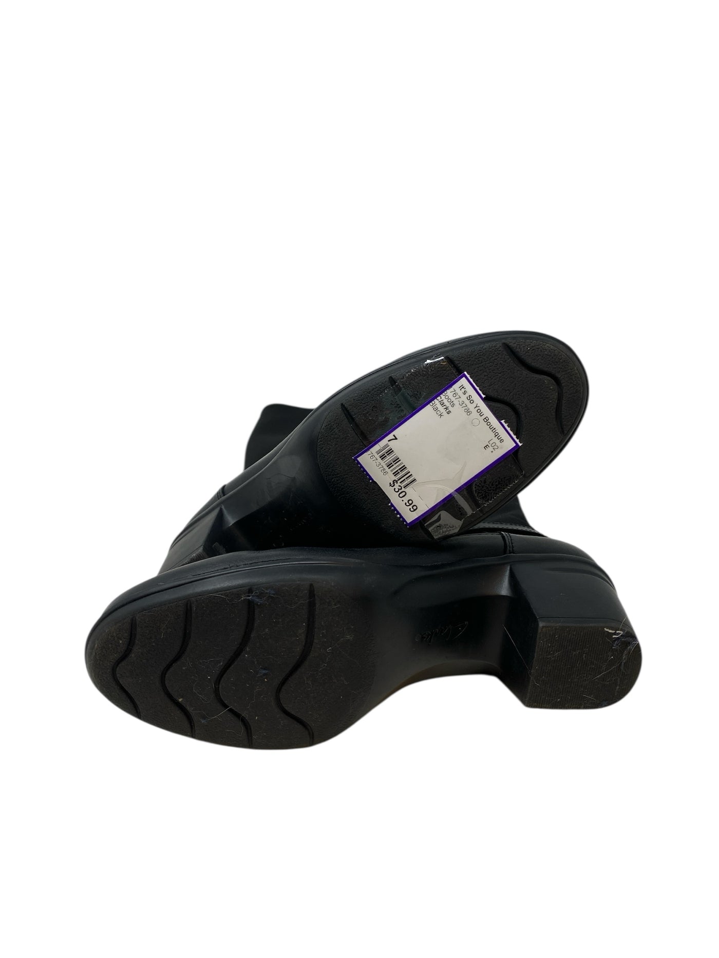 Clarks Women Size 7 Black Boots