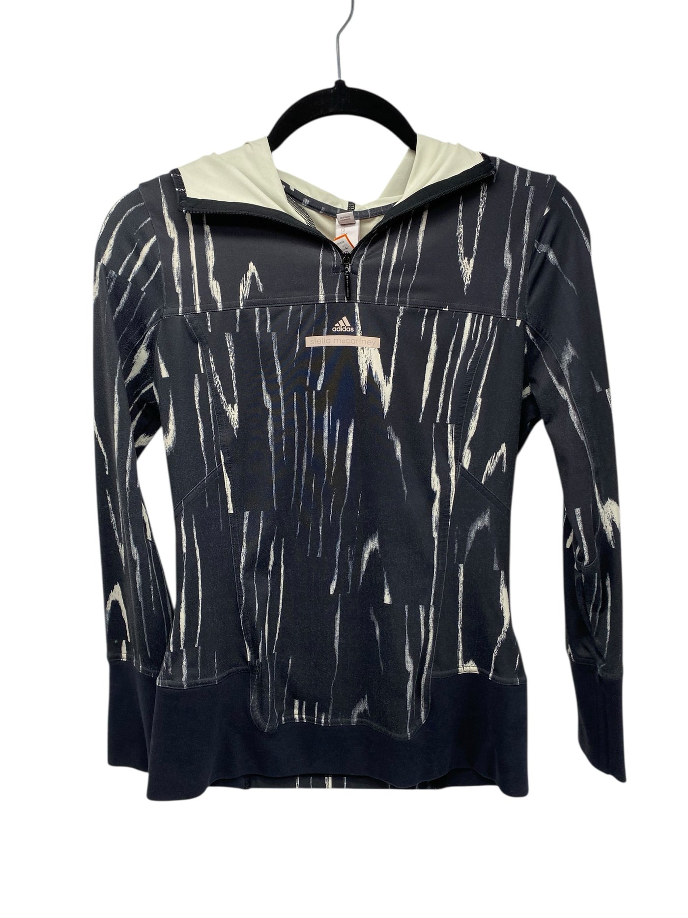 Adidas Misses Size Medium Grey Multi Athleisure Long Sleeve