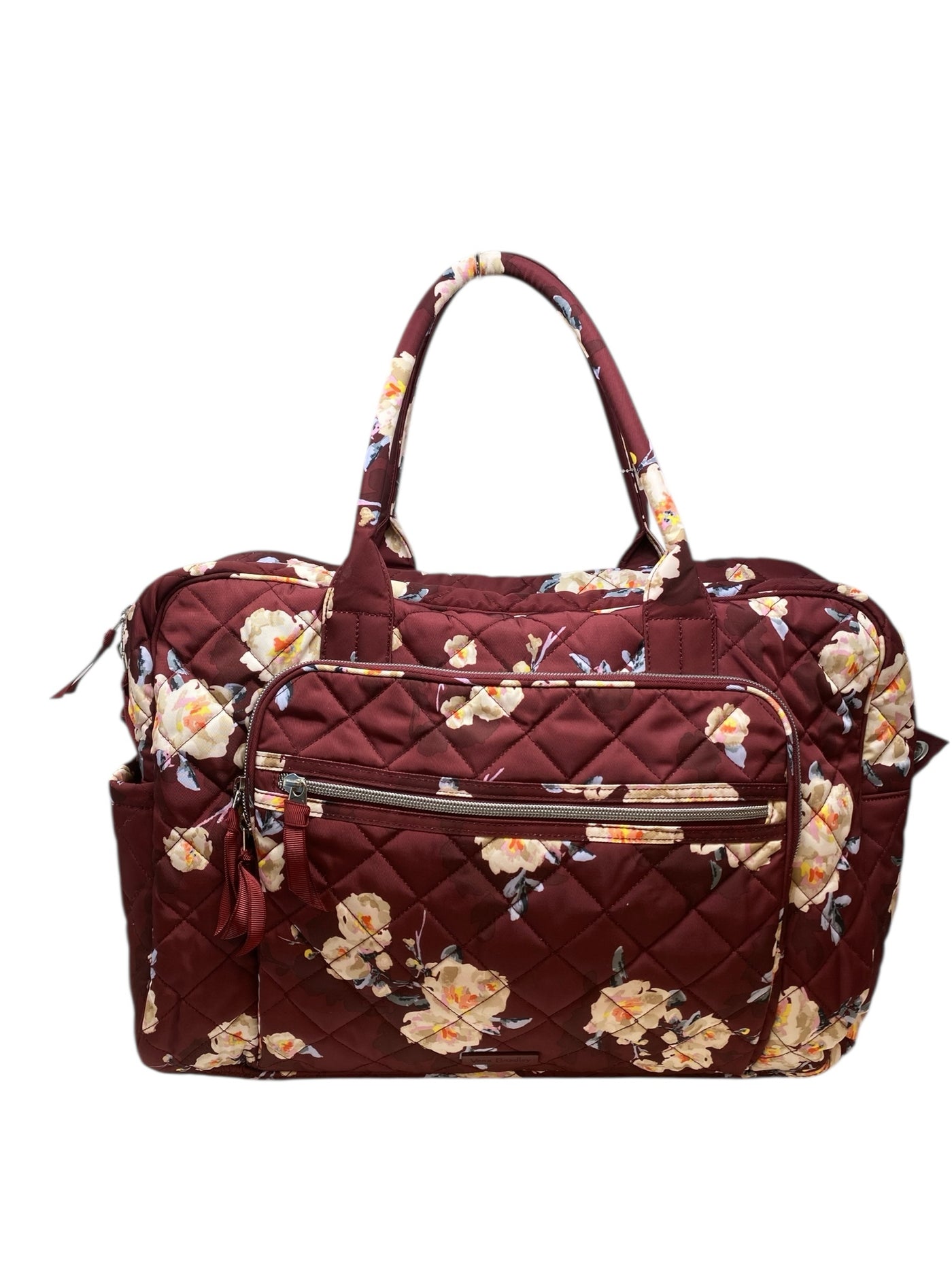 Vera Bradley Burgundy Floral Duffle