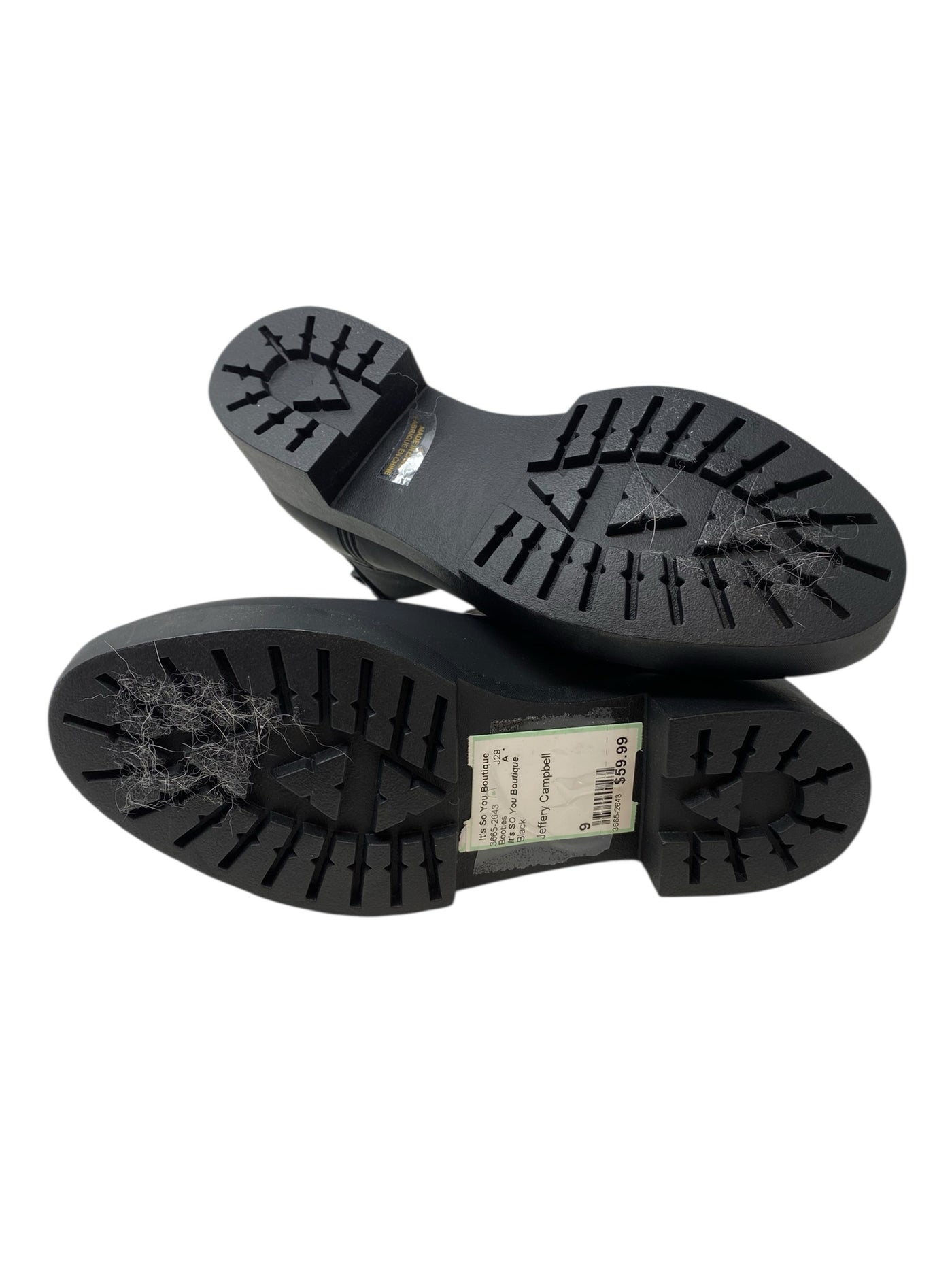 It's SO You Boutique Women Size 9 Black Booties