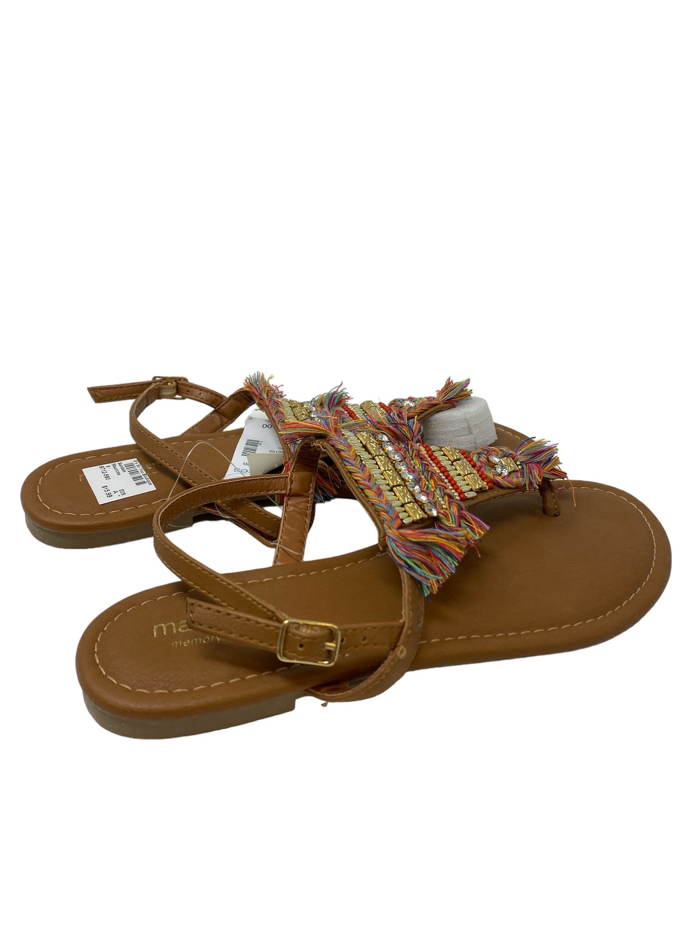Maurices Women Size 9 Tan Multi Sandals