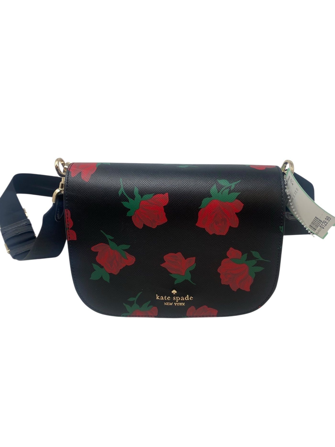 Kate Spade Black Floral Crossbody