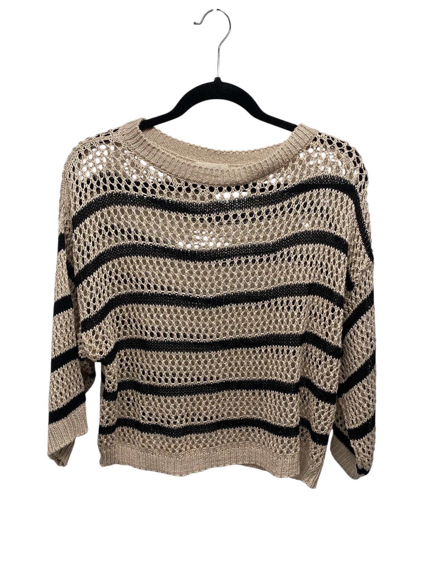 It's SO You Boutique Misses Size S/M Beige Print Sweater