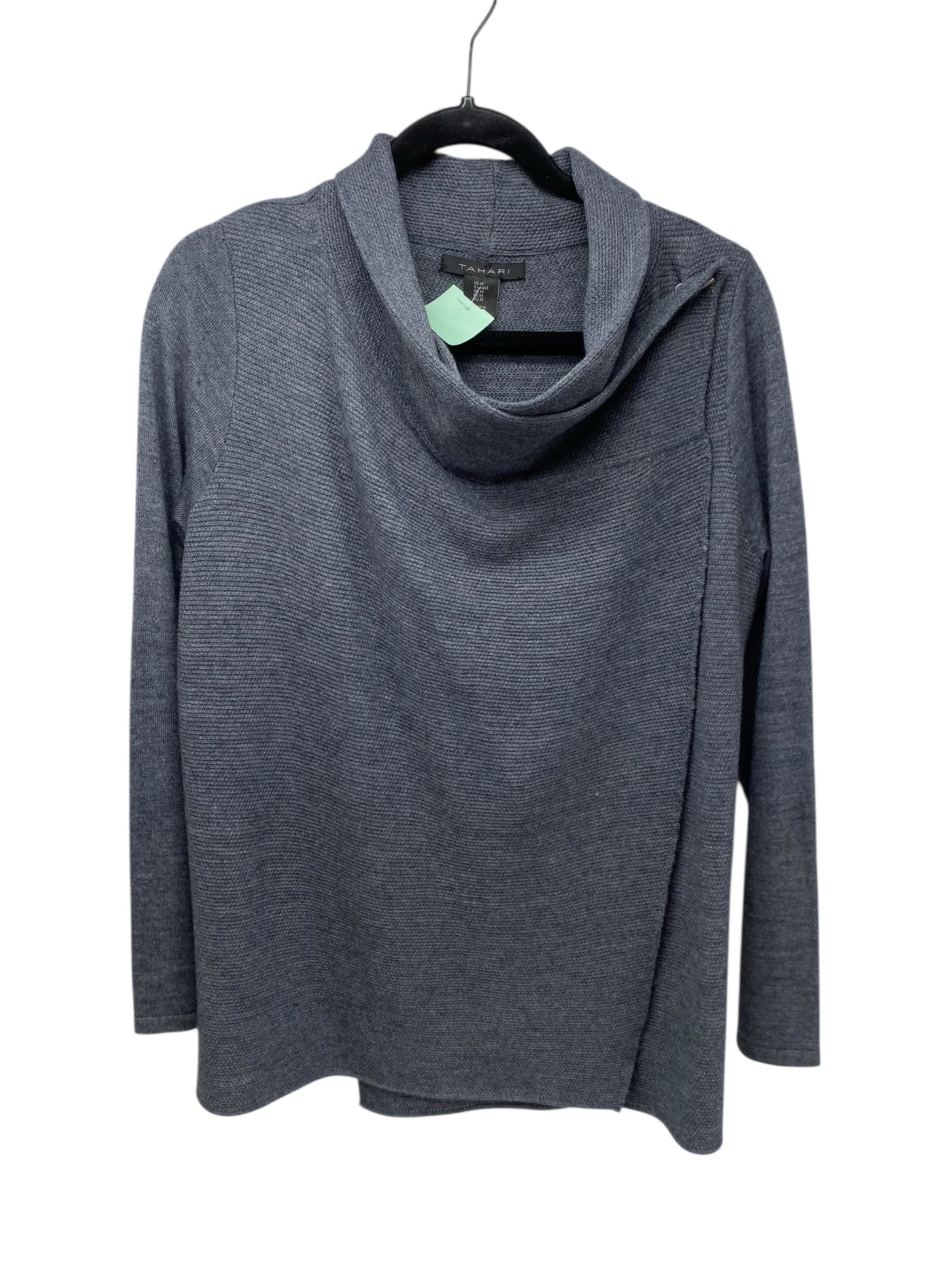 Tahari Misses Size Medium Grey Sweater