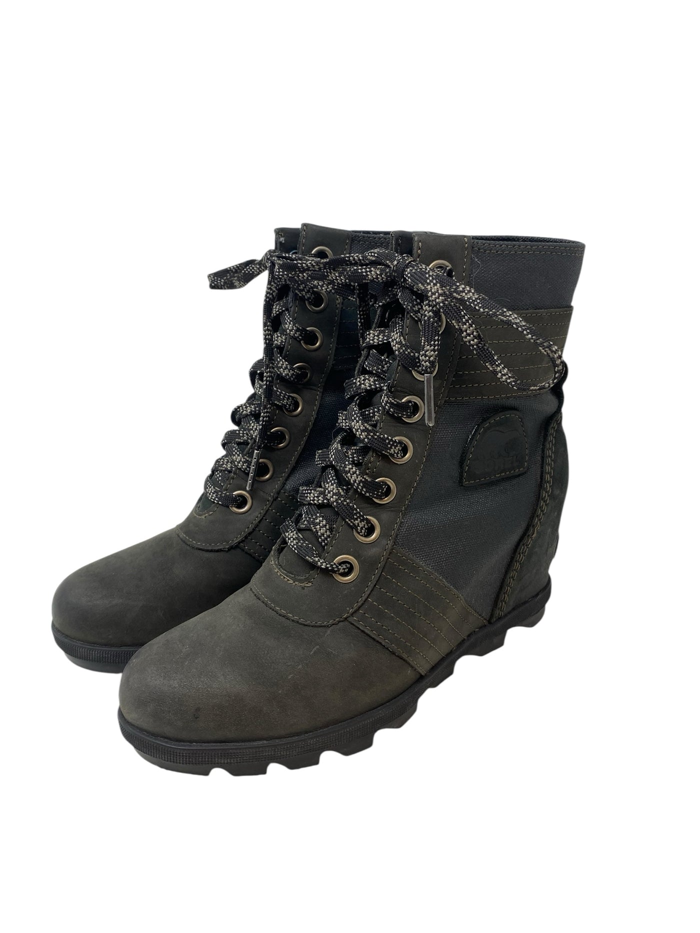 Sorel Women Size 6.5 Green Booties