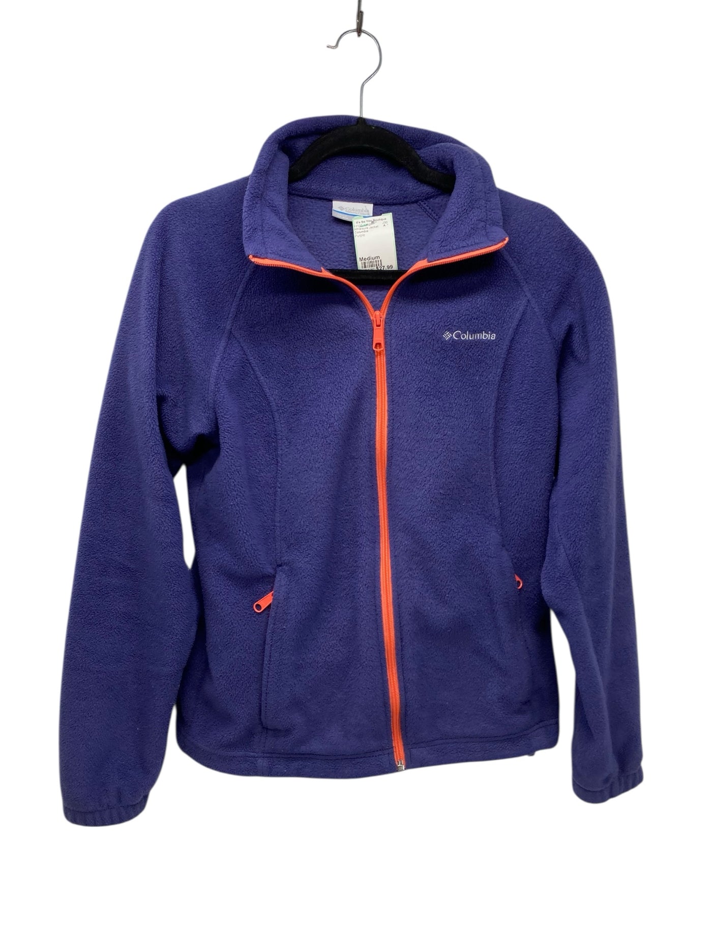 Columbia Misses Size Medium Purple Athleisure Jacket