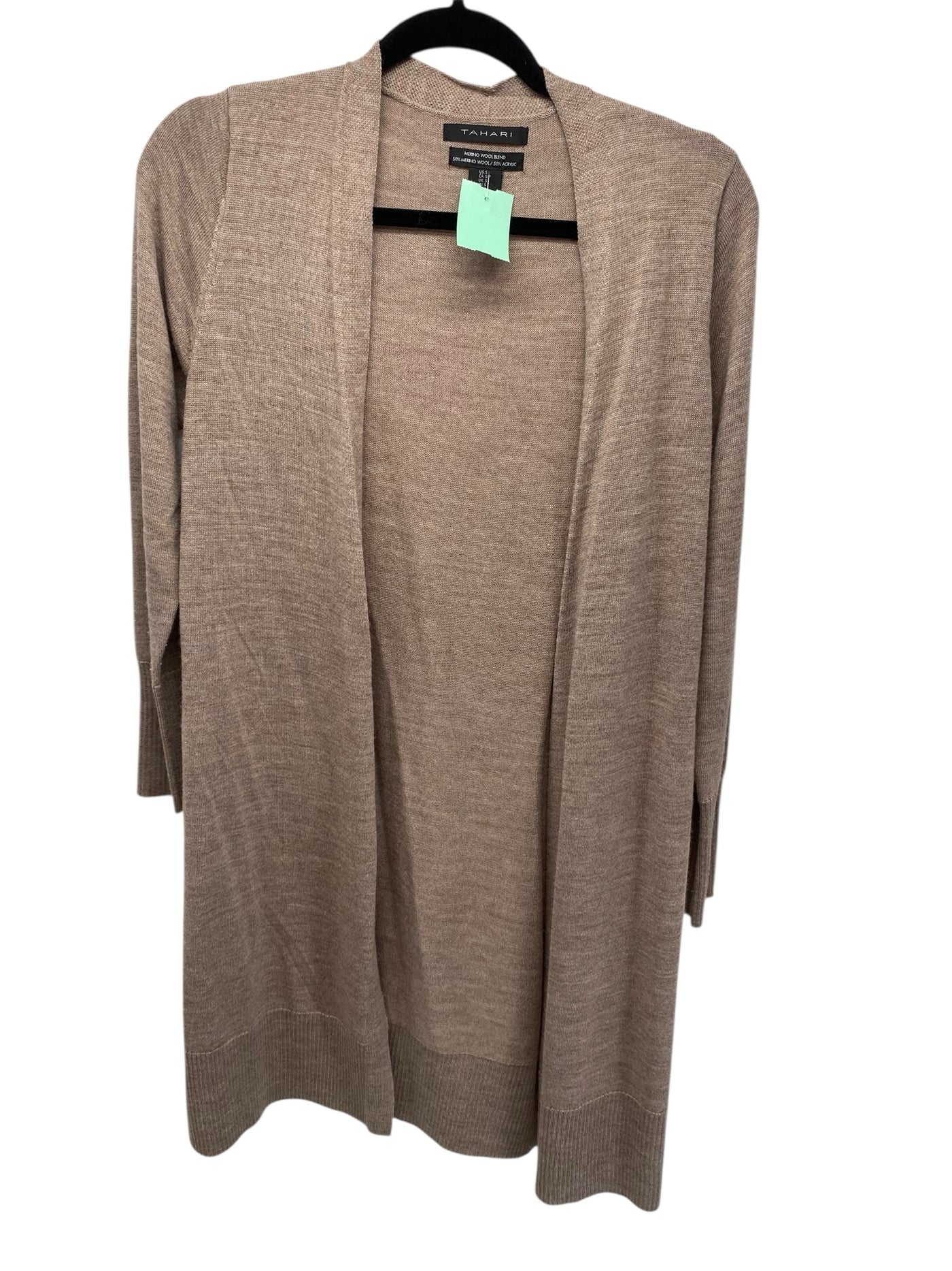 Tahari Misses Size Small Beige Cardigan