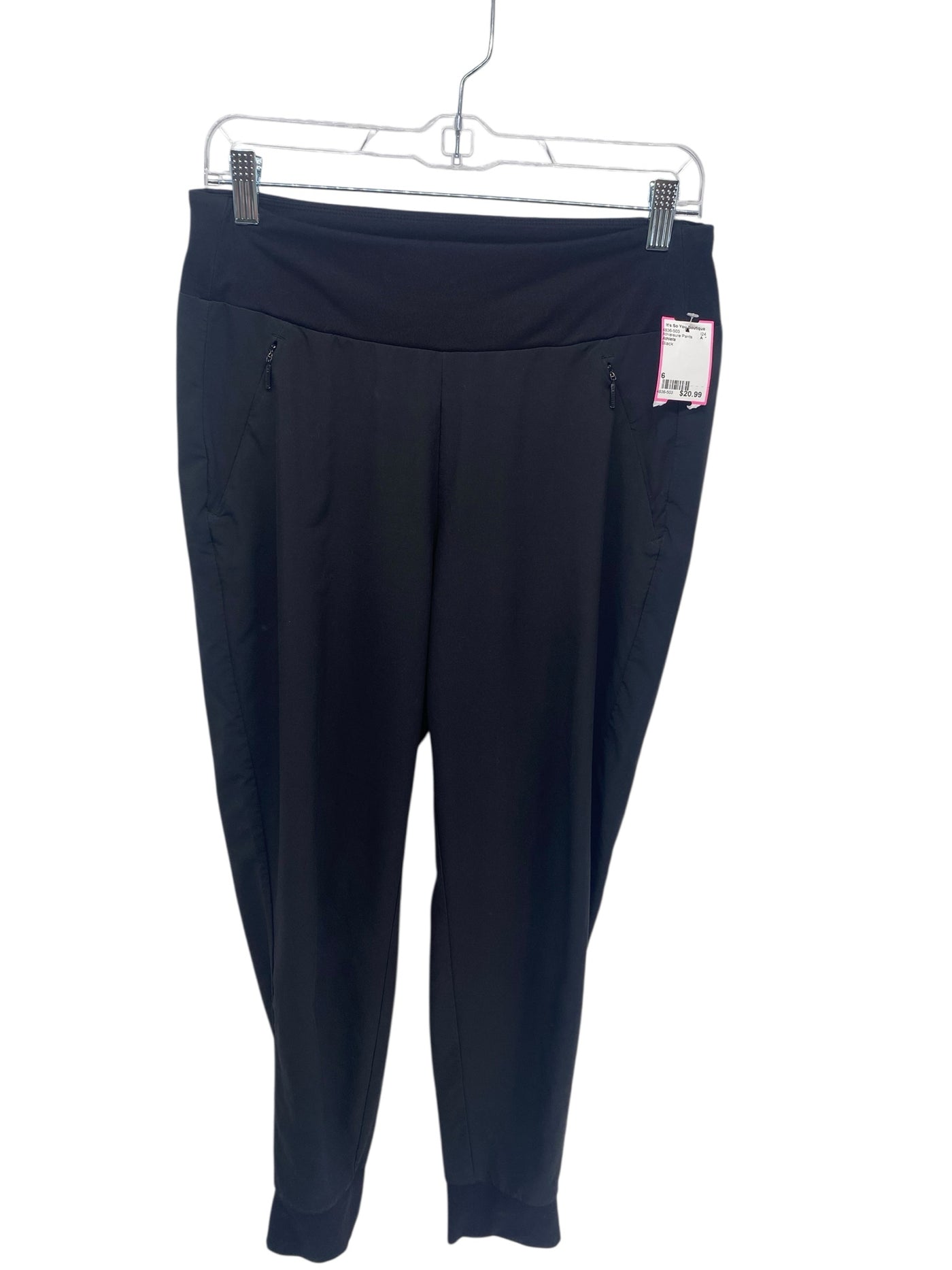 Athleta Misses Size 6 Black Athleisure Pants