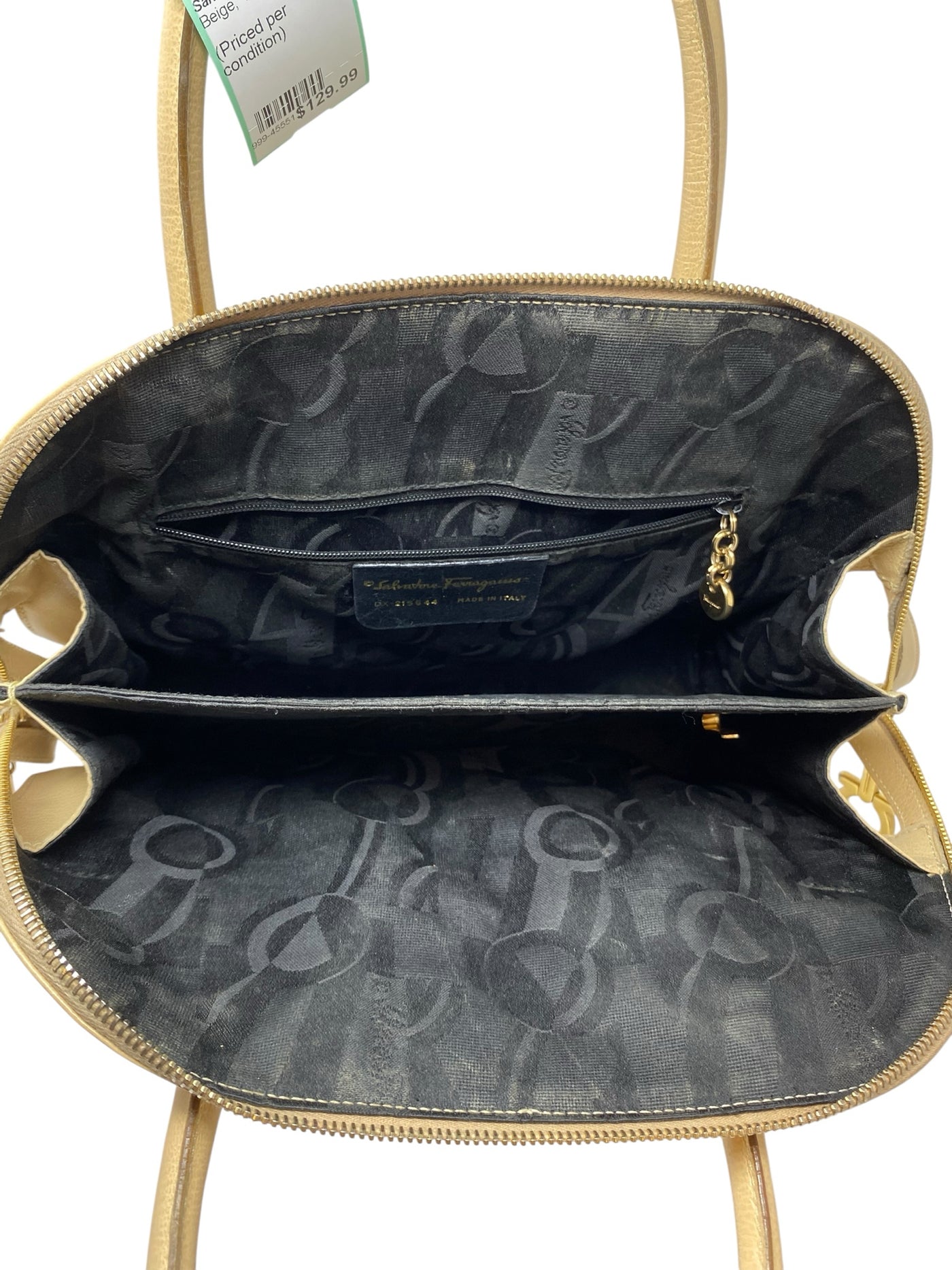 Salvatore Ferragamo Beige Purse