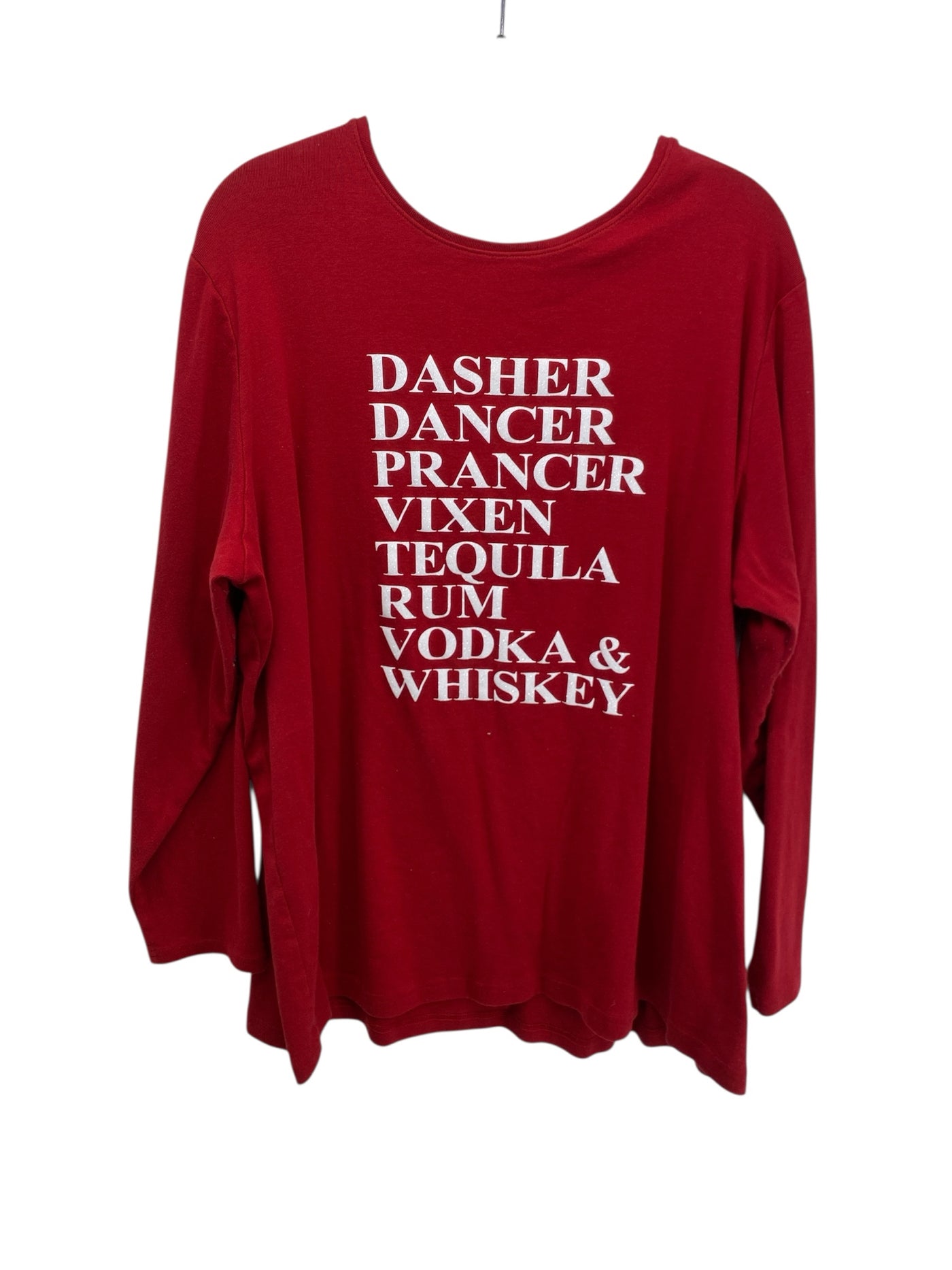 Croft & Barrow Women Size 3X Christmas CD LS Blouse