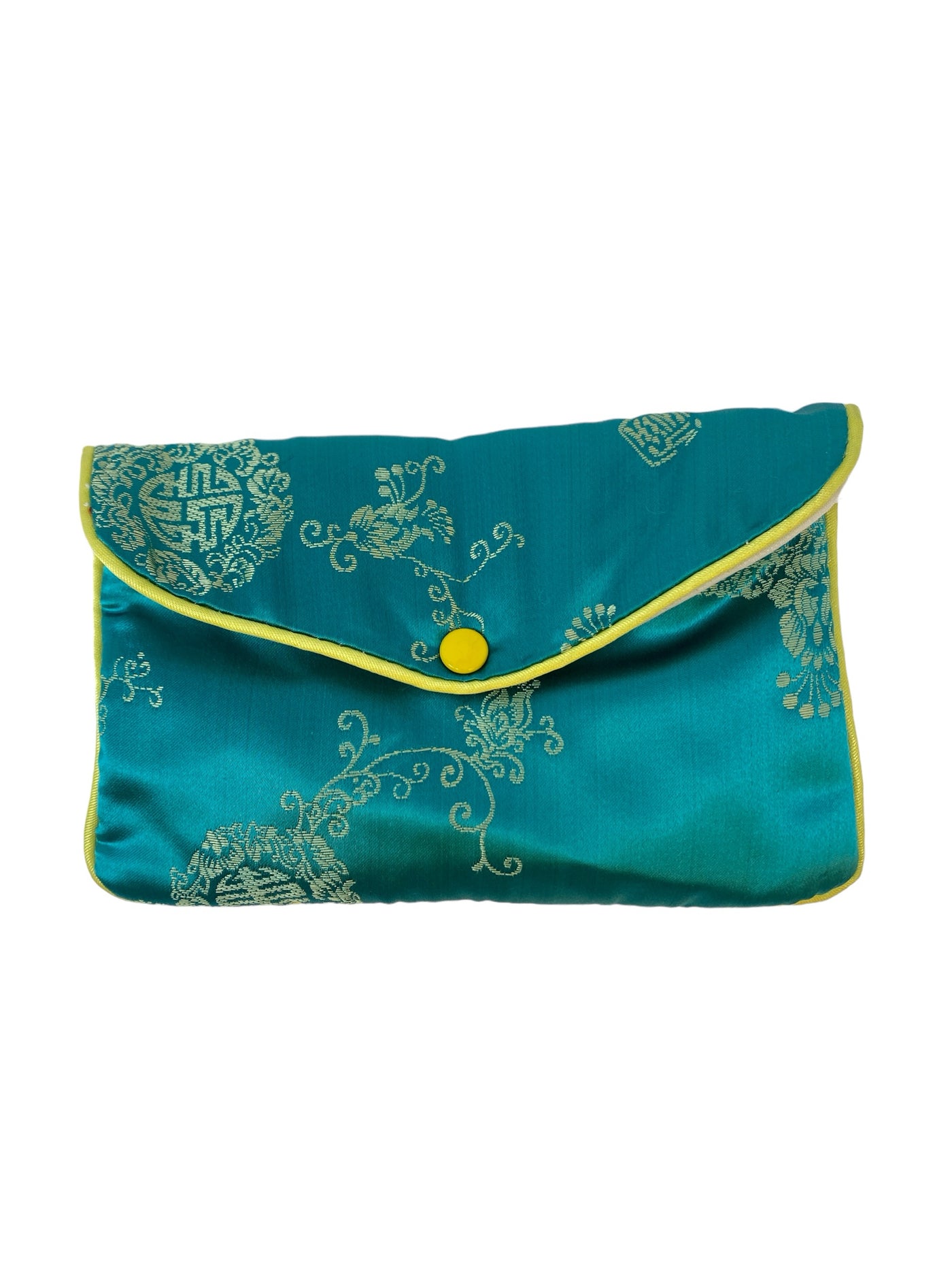 It's SO You Boutique Teal Print Clutch