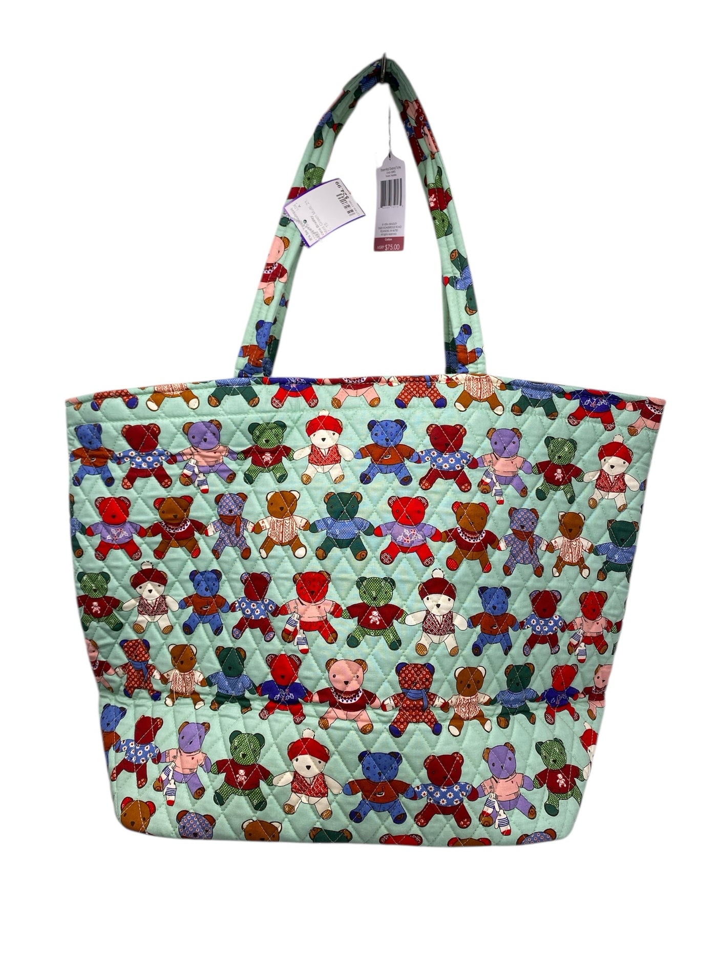 Vera Bradley Mint Green Multi Tote