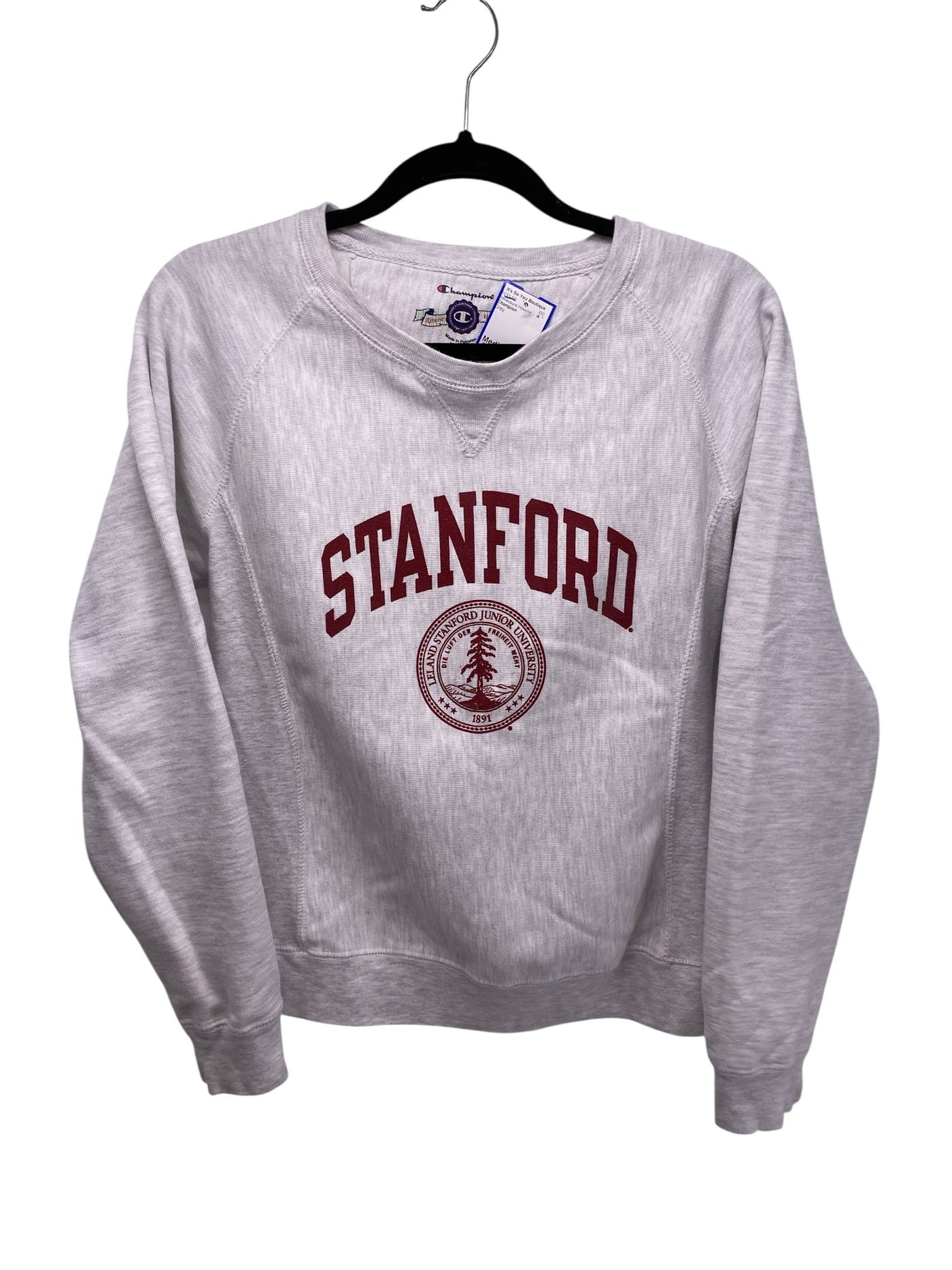 Champion Misses Size Medium Grey Athleisure Hoodie