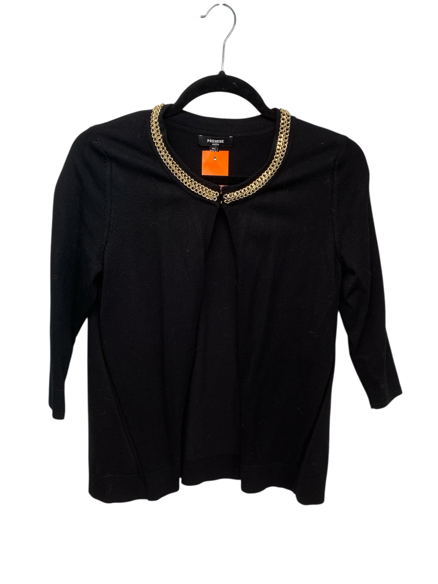 Premise Misses Size Small Petite Black Cardigan