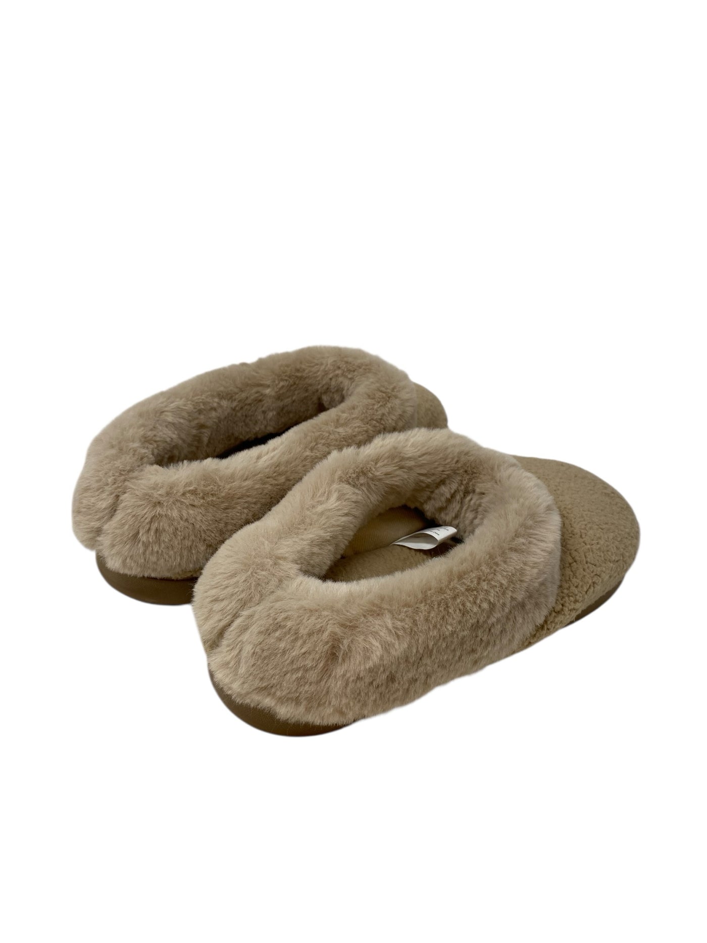 Dearfoams Women Size 9/10 Beige Slippers