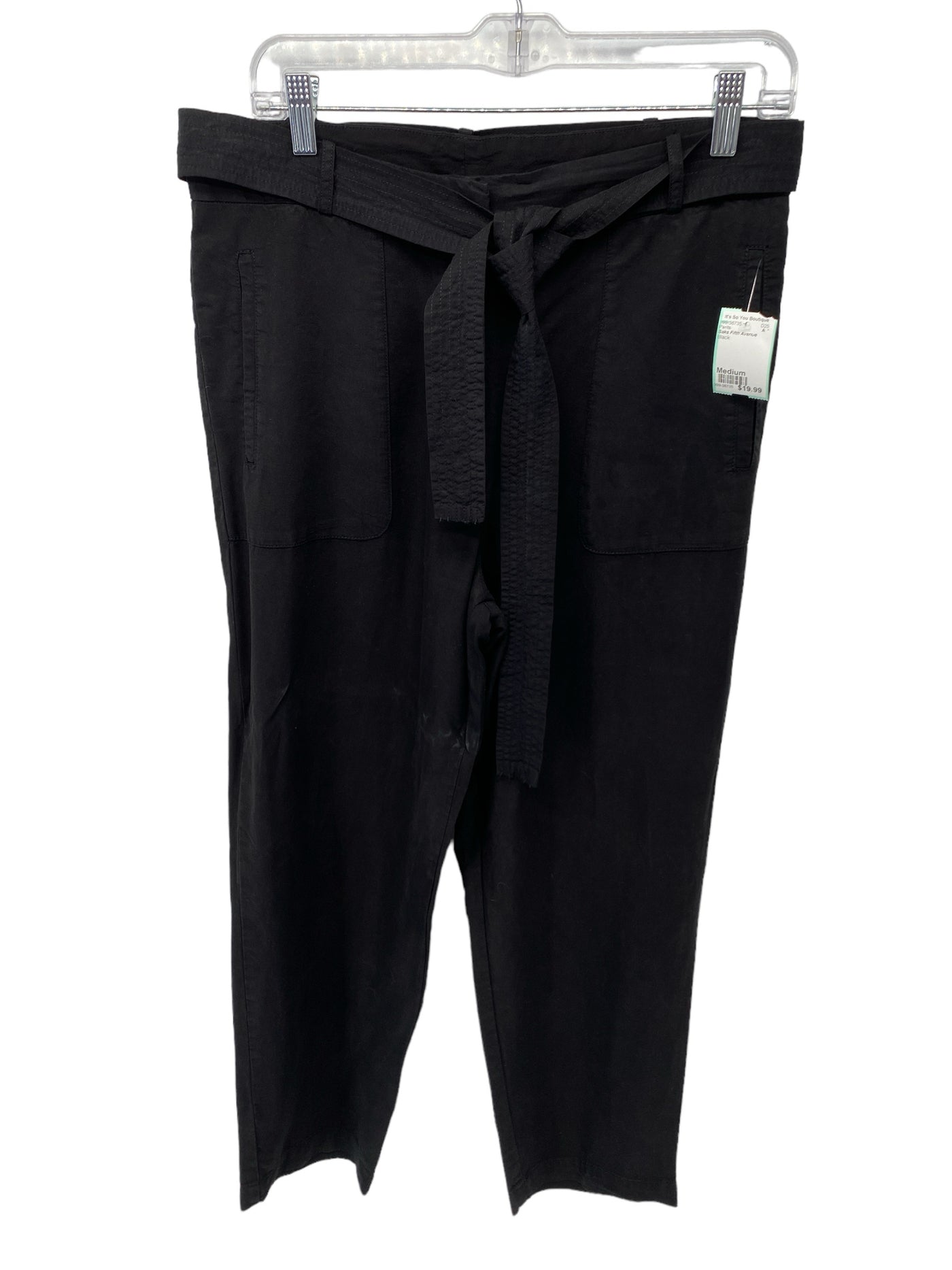 Saks Fifth Avenue Misses Size Medium Black Pants