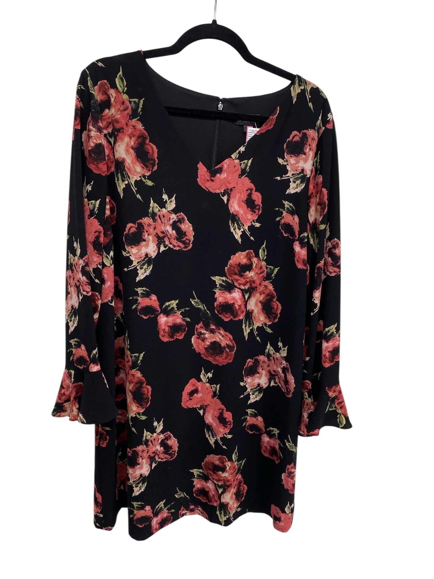 Tahari Misses Size 14 Black Floral Career