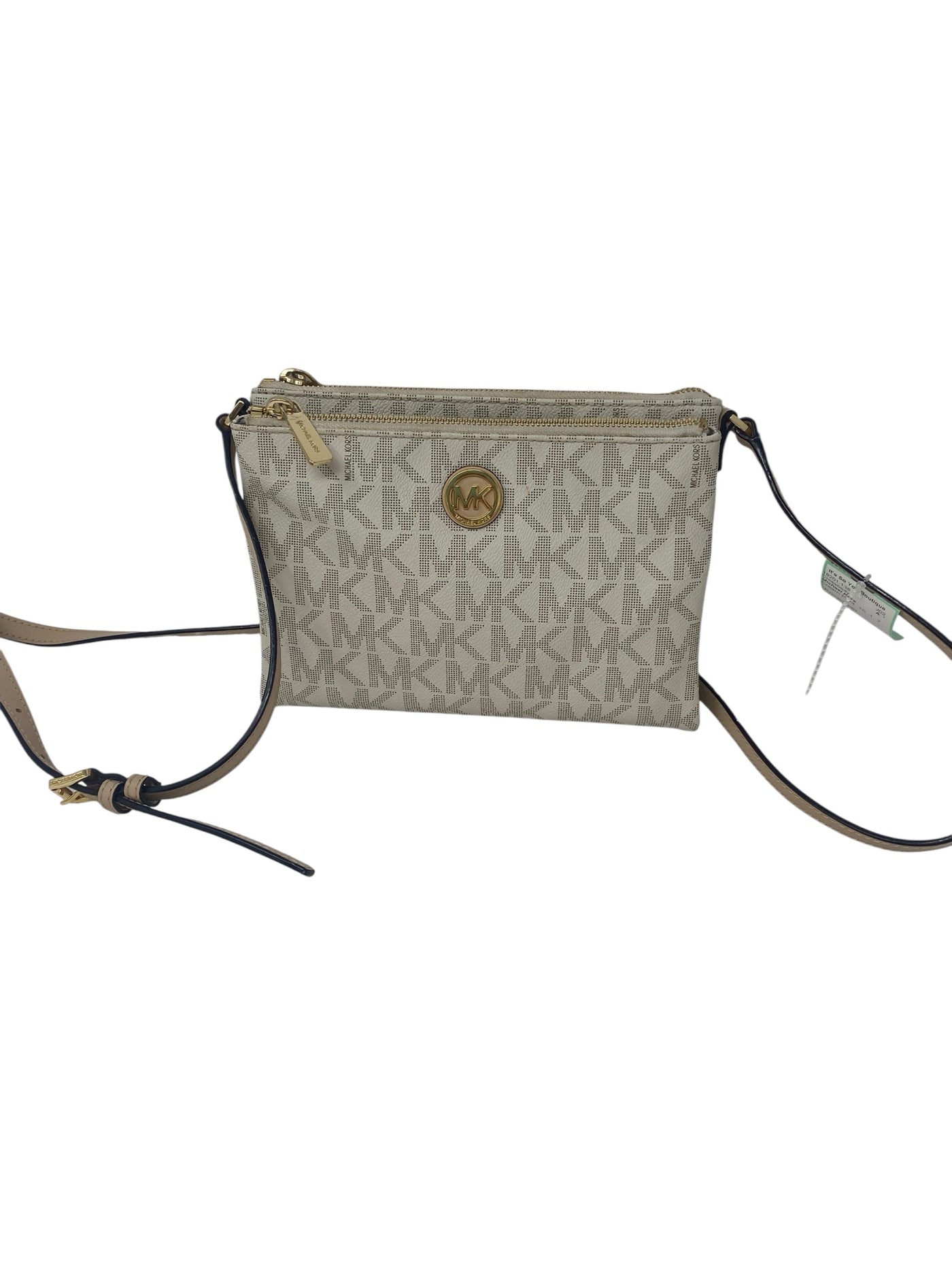 Michael Kors Cream Print Crossbody