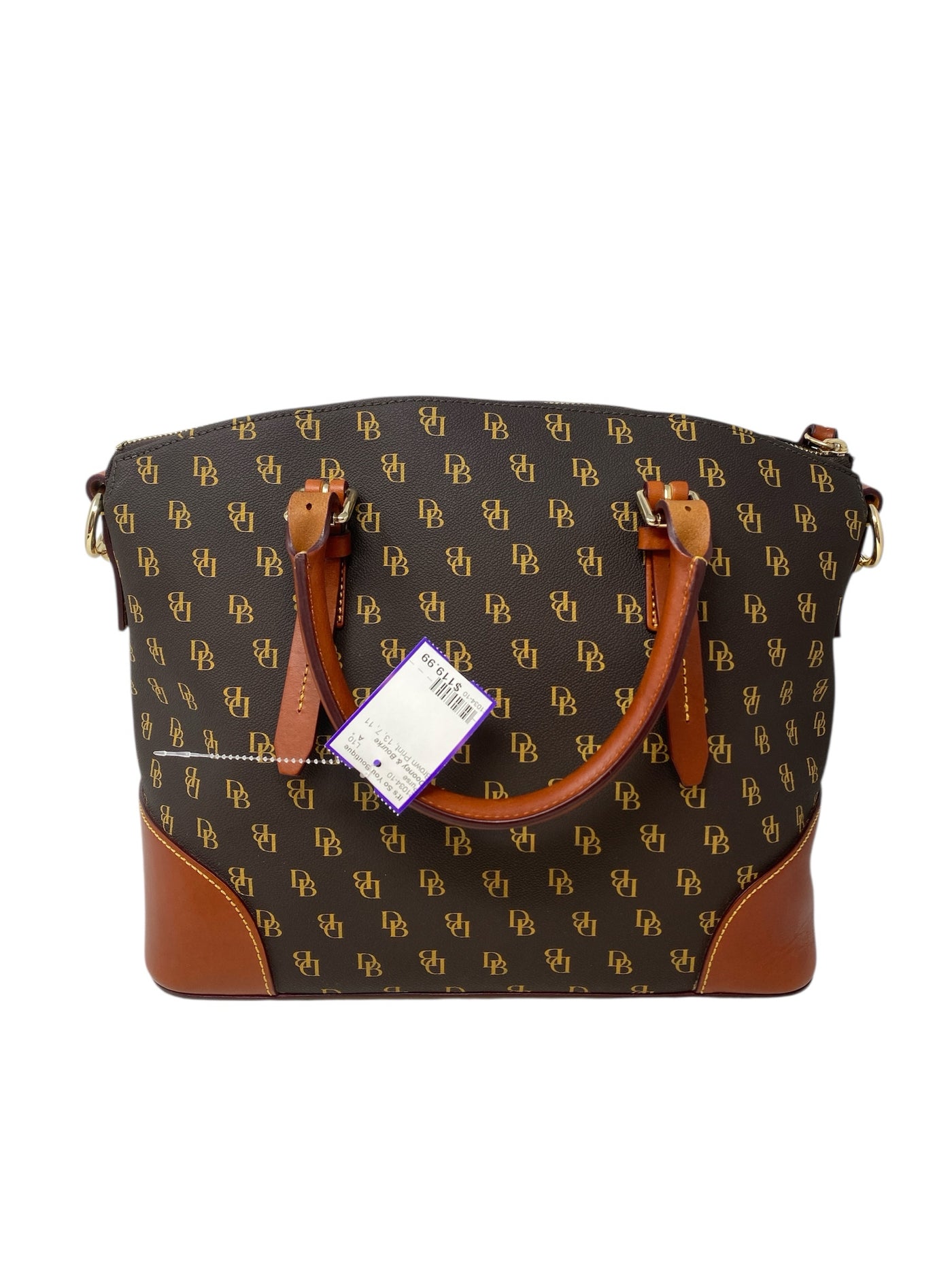 Dooney & Bourke Brown Print Purse