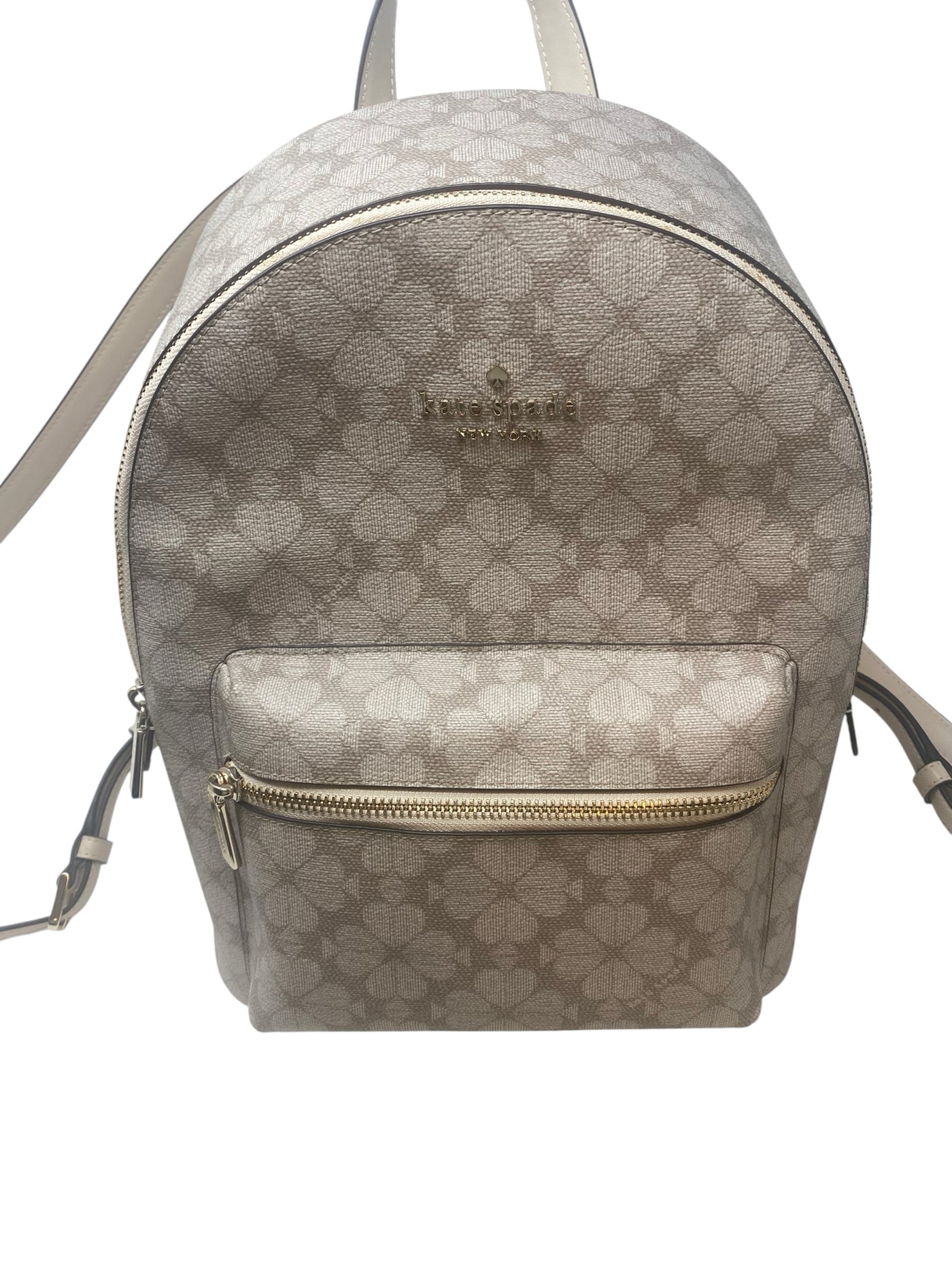 Kate Spade Beige Print Backpack