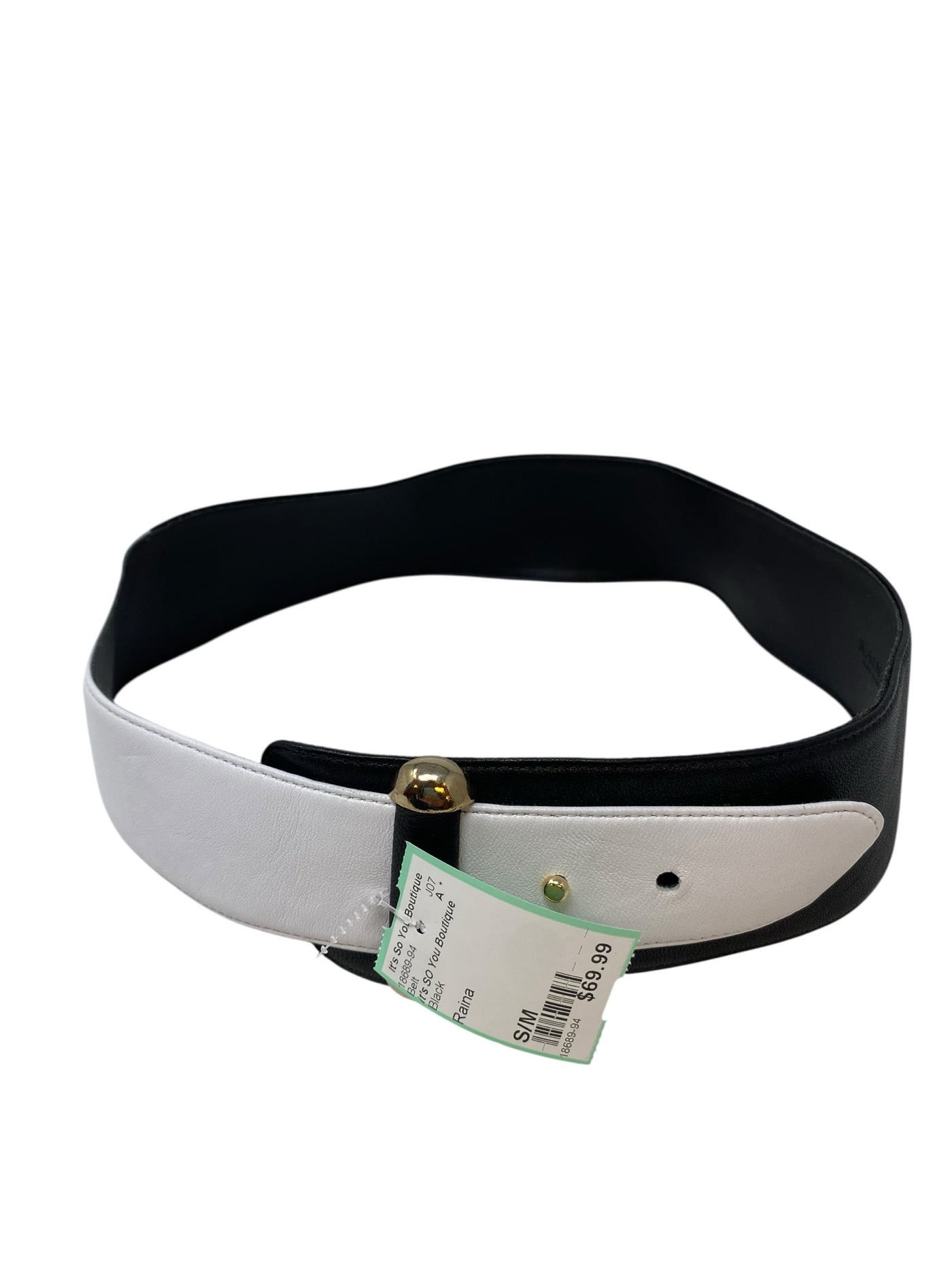 It's SO You Boutique Women Size S/M Black Belt