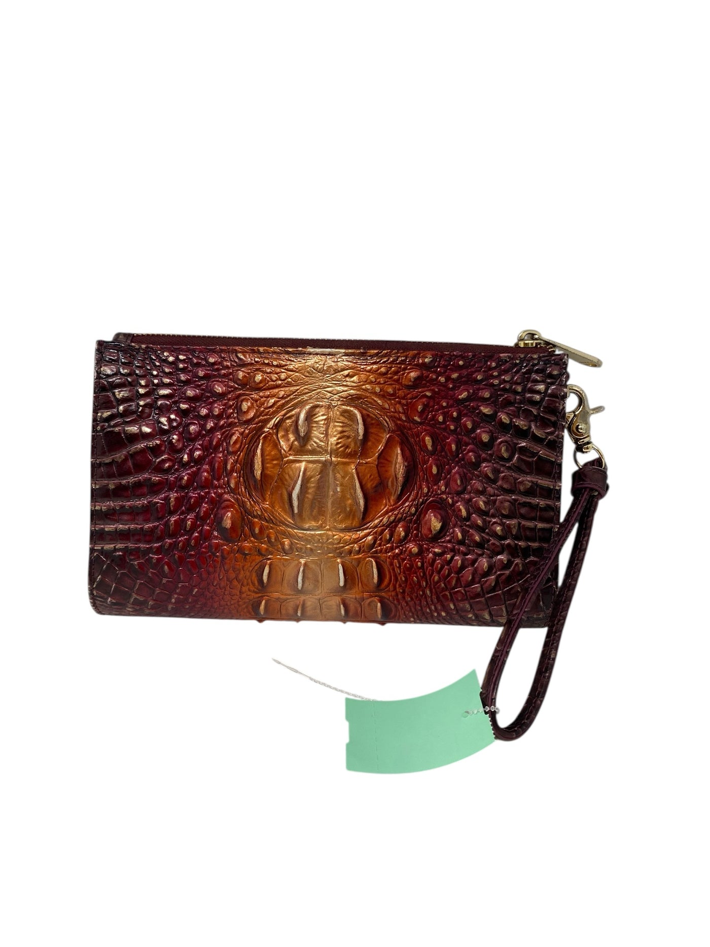 Brahmin Orange Multi Wristlet