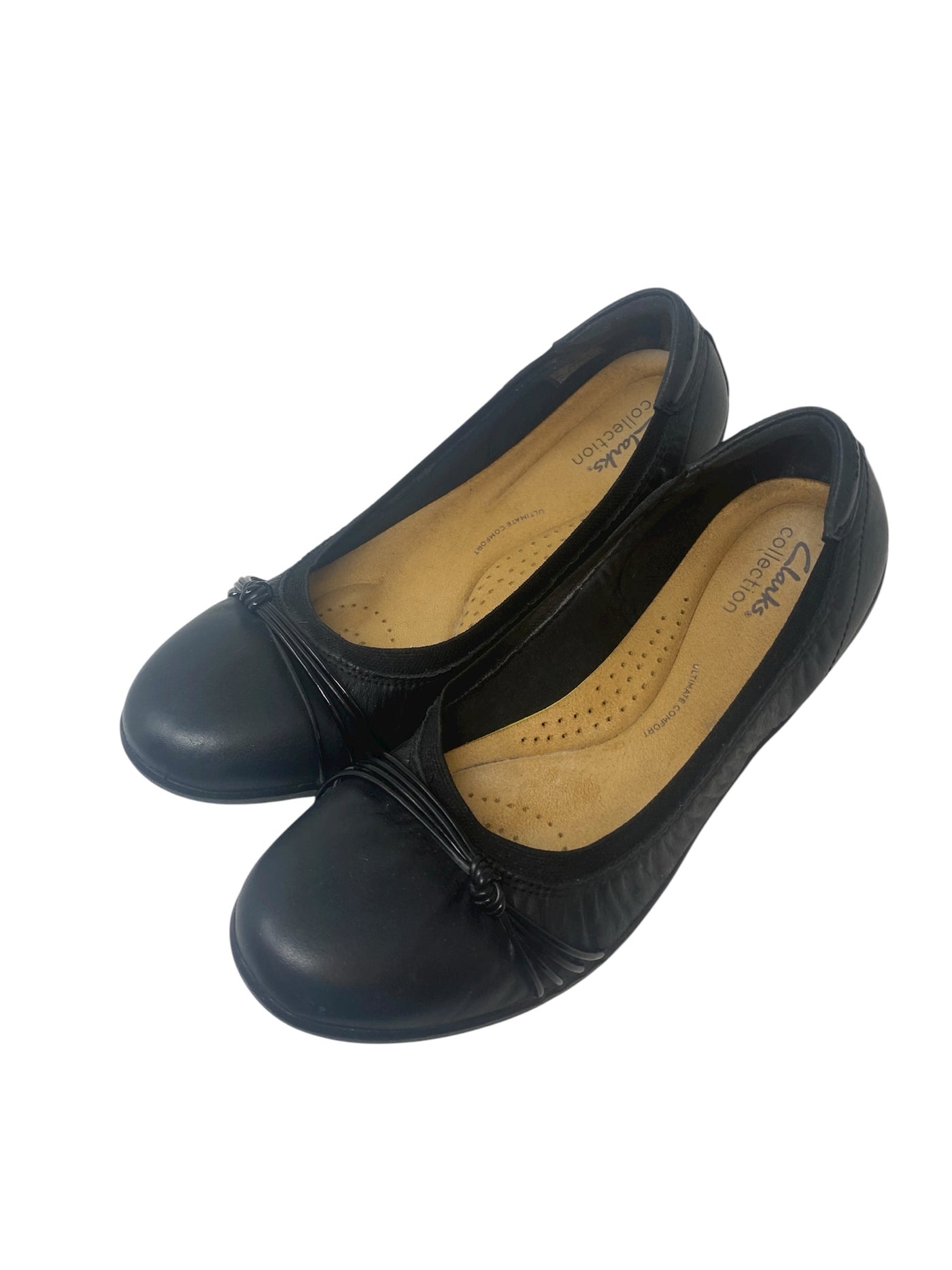 Clarks Women Size 11 Black Flats