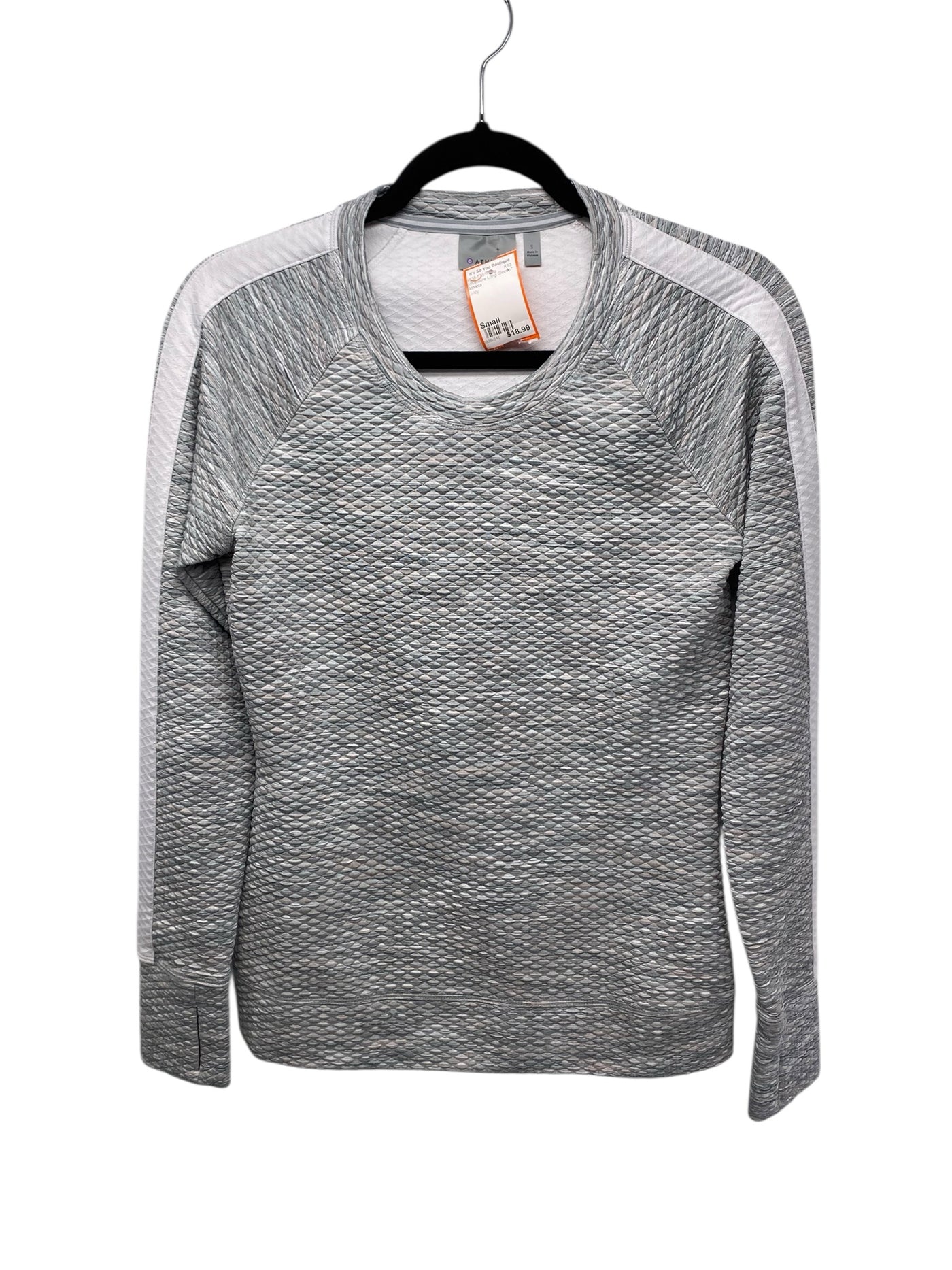 Athleta Misses Size Small Grey Athleisure Long Sleeve