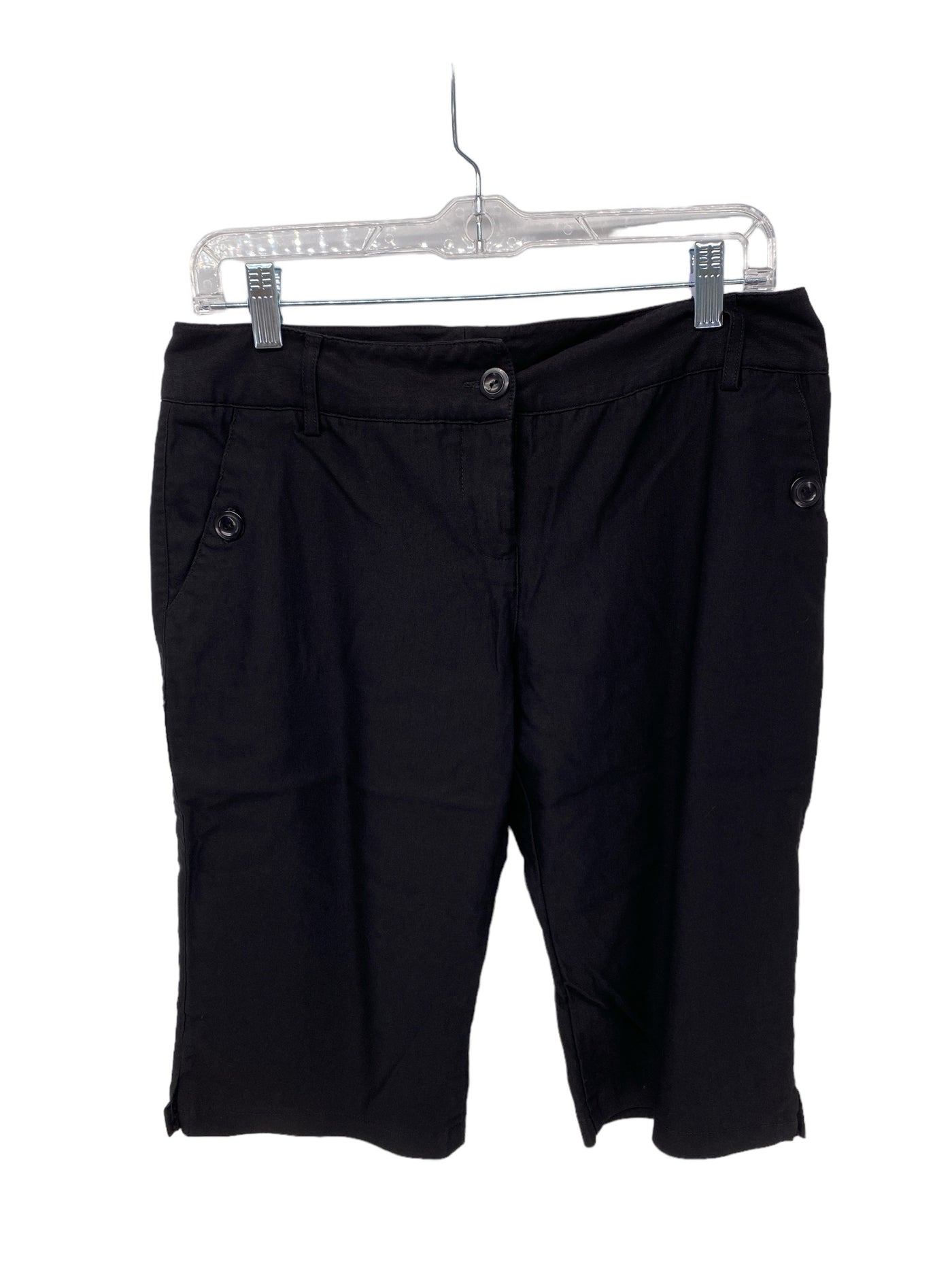 IZ Byer Misses Size 11/30 Black Shorts