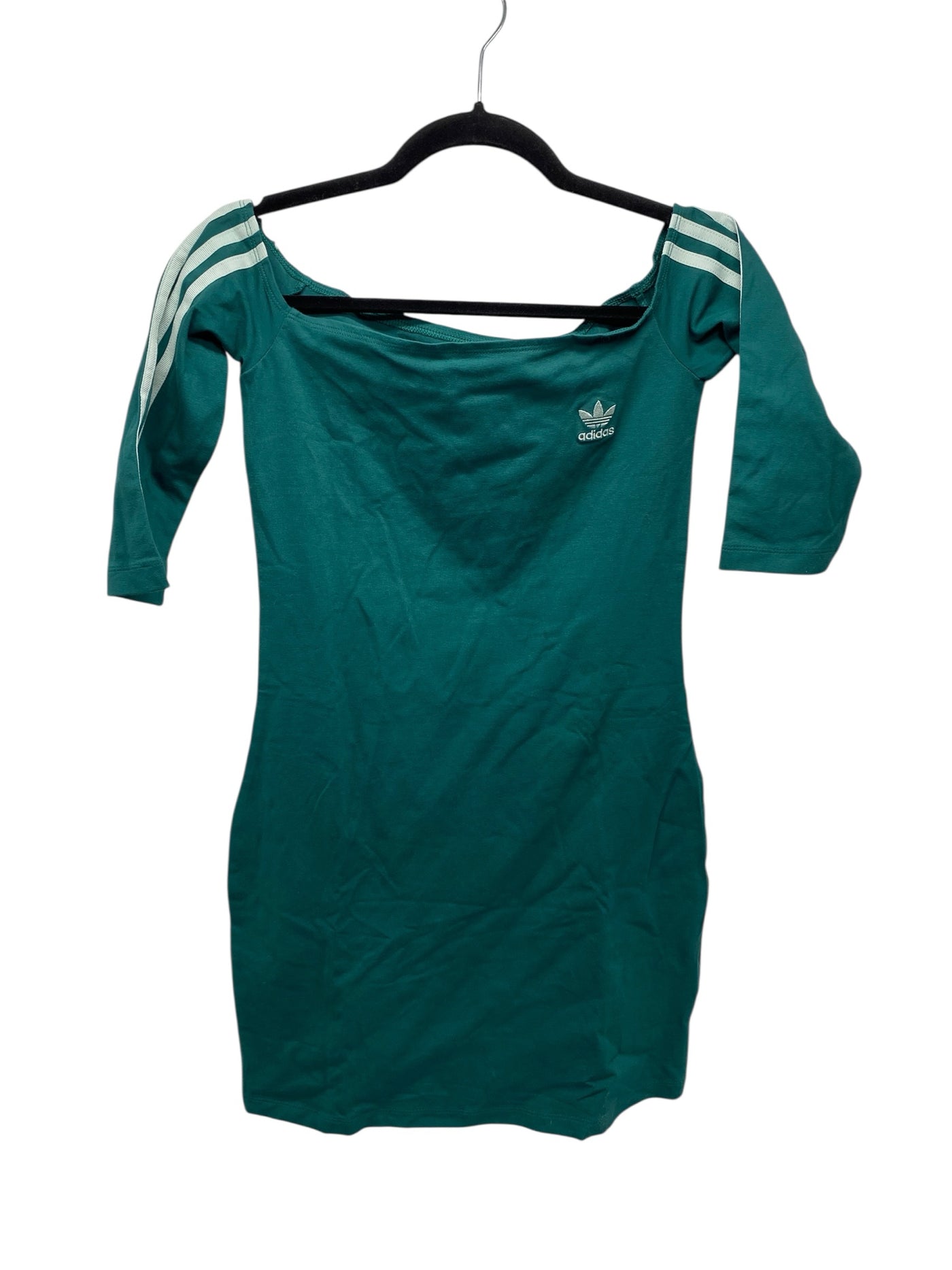 Adidas Misses Size Small Green Athleisure Dress