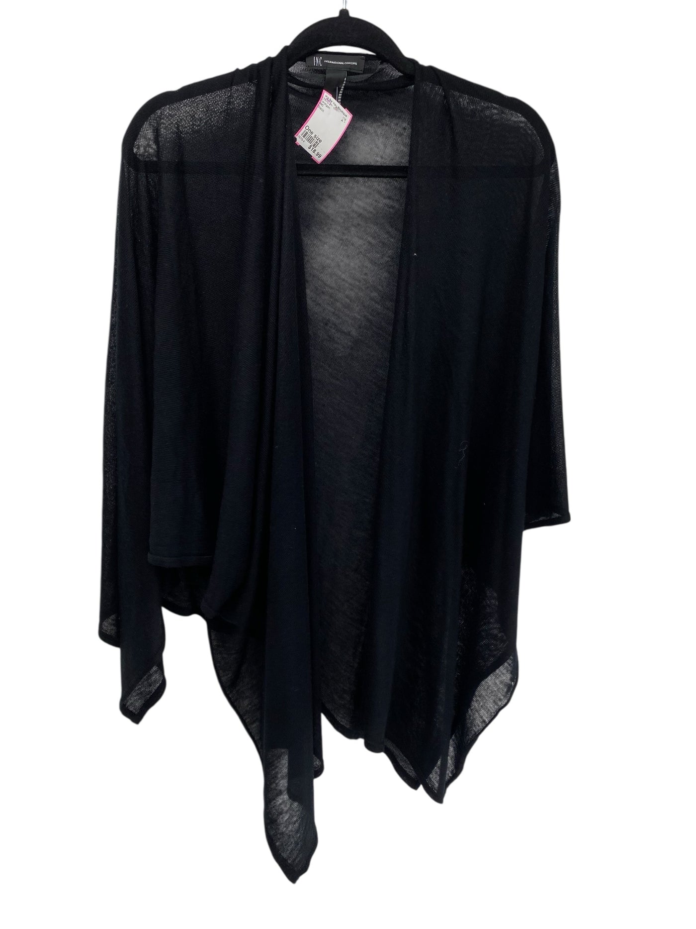 INC Misses Size One size Black Cardigan