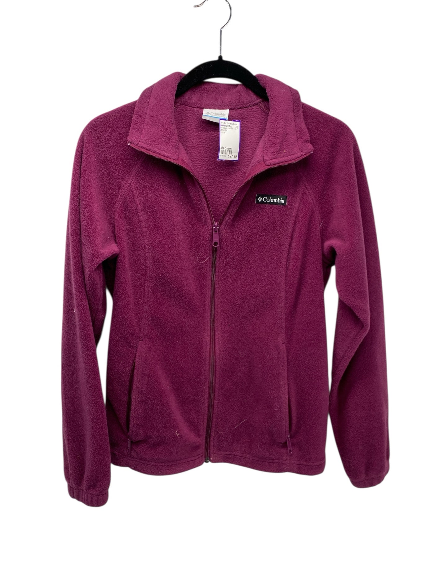 Columbia Misses Size Medium Purple Athleisure Jacket