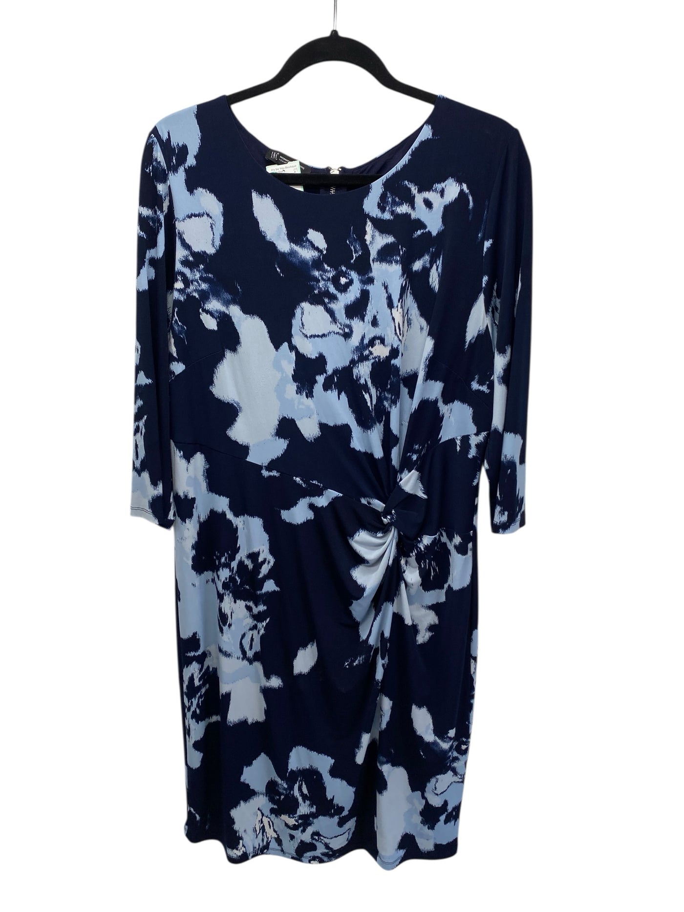 INC Women Size 0X Navy Print CD Casual