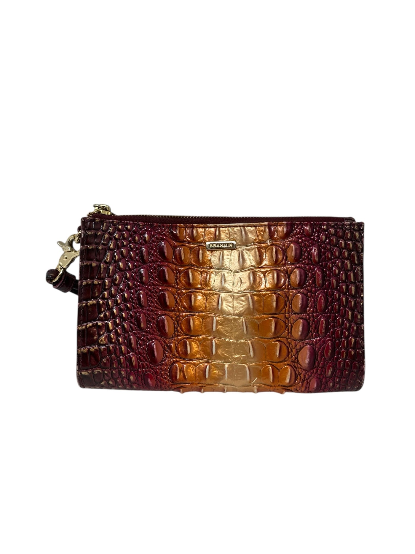Brahmin Orange Multi Wristlet