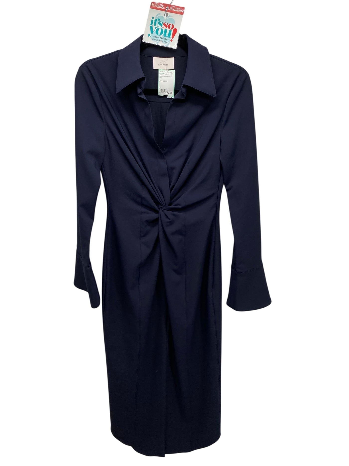 It's SO You Boutique Misses Size 2 Navy Career