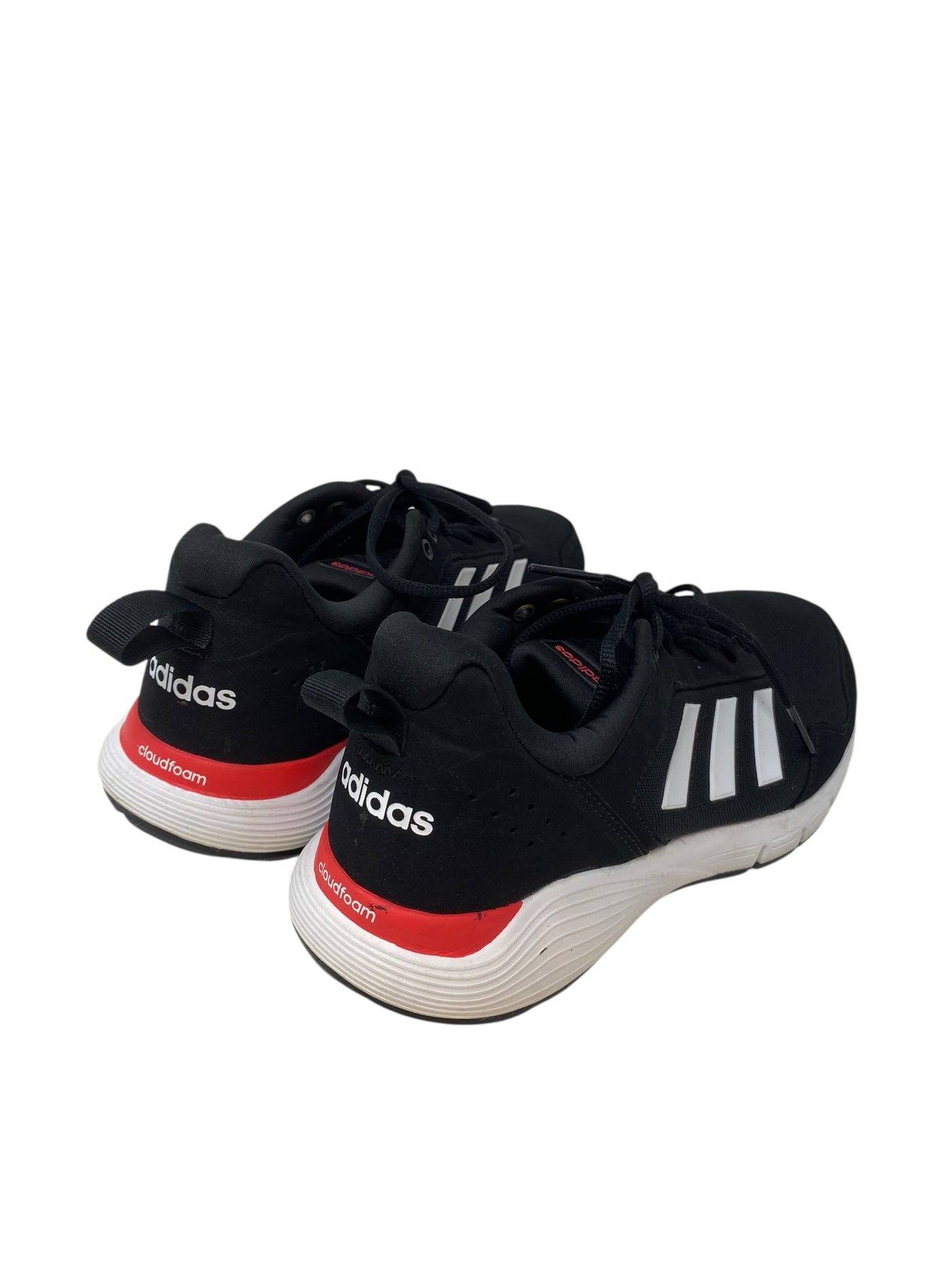 Adidas Women Size 10 Black White Multi Athletic