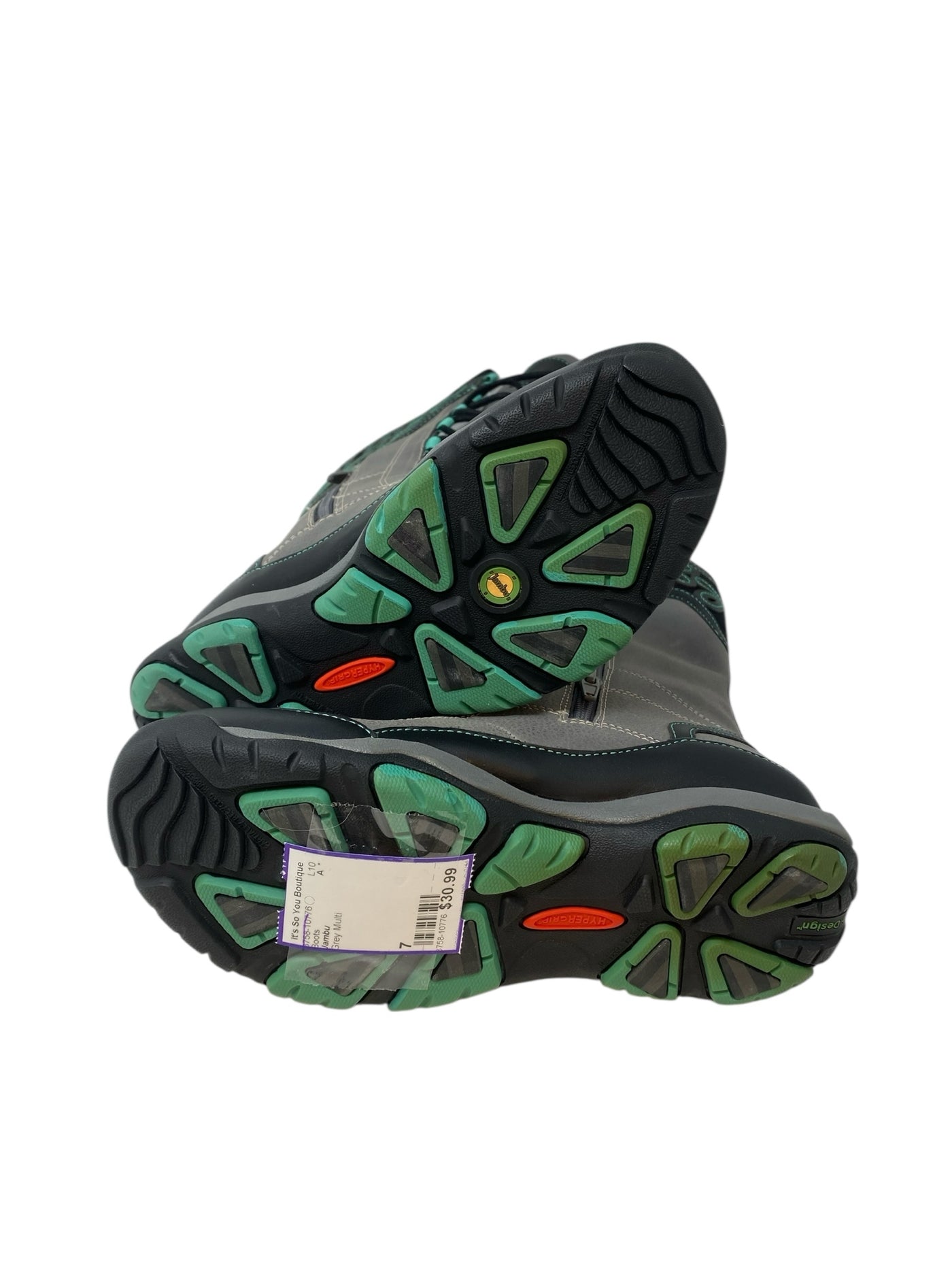 Jambu Women Size 7 Grey Multi Boots