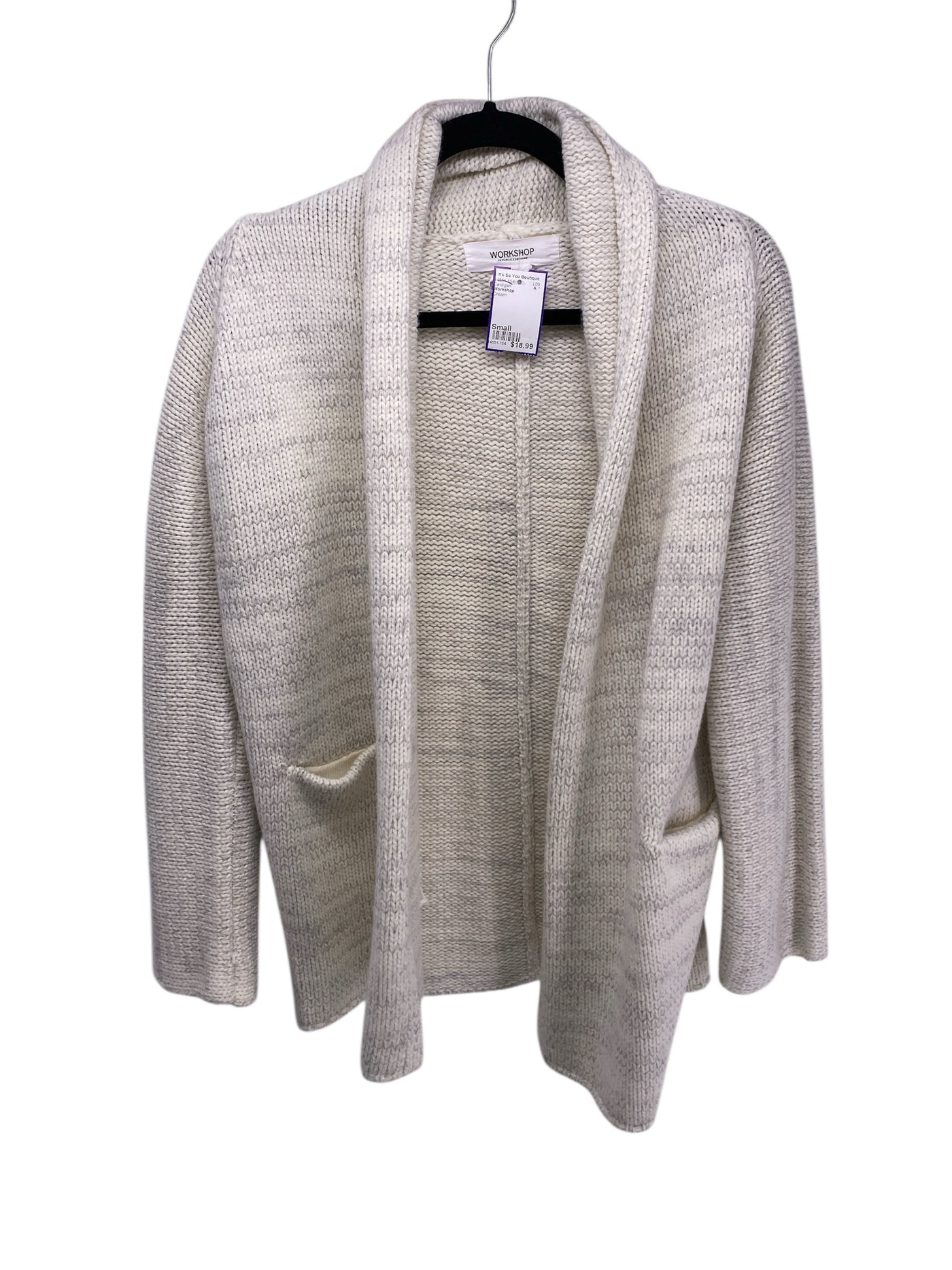 Workshop Misses Size Small Cream Cardigan