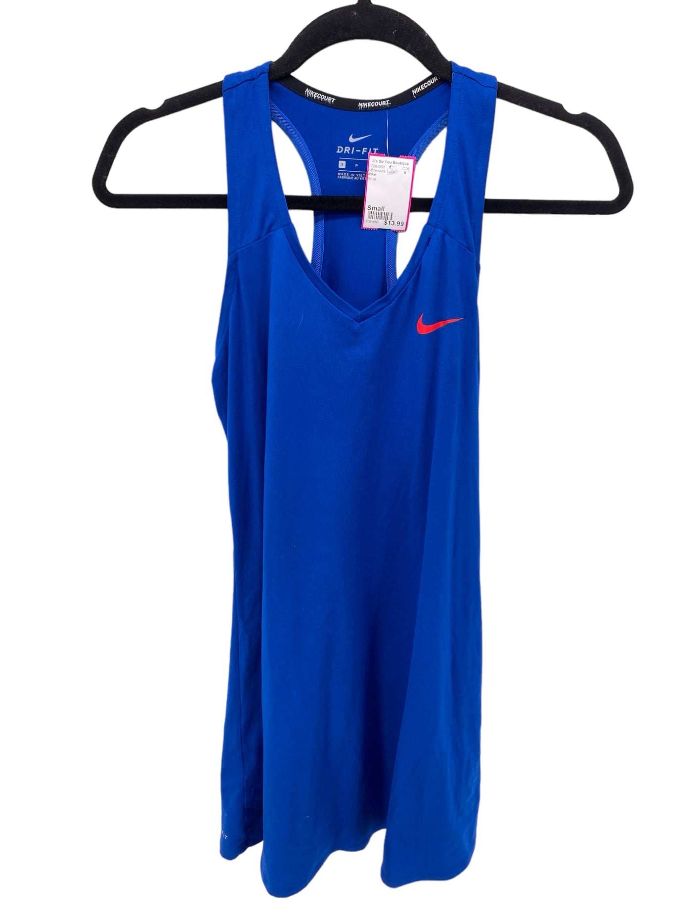 Nike Misses Size Small Blue Athleisure Tank