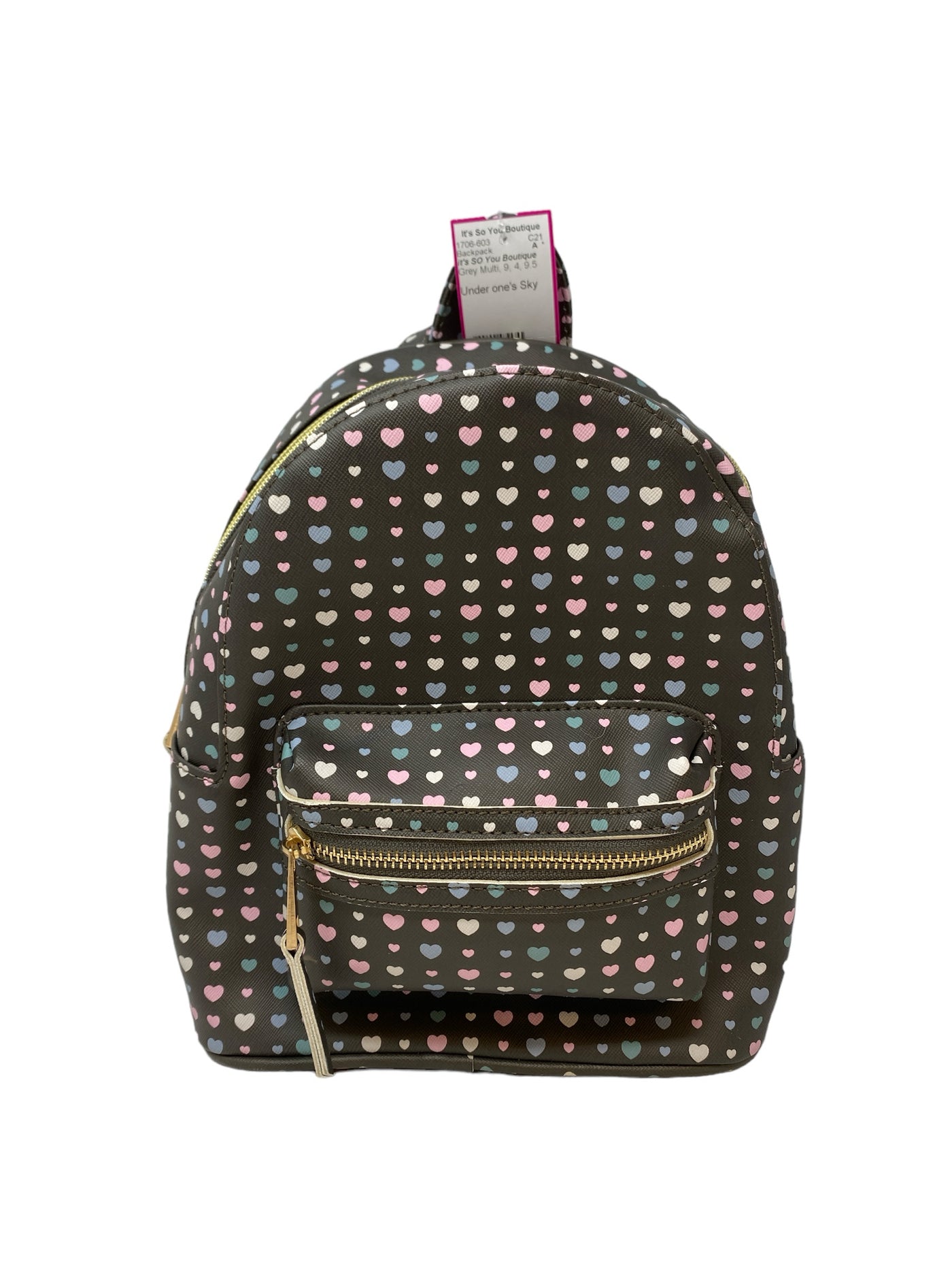 It's SO You Boutique Grey Multi Backpack