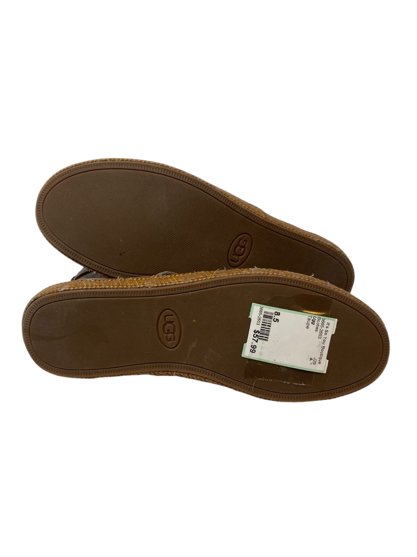 Ugg Women Size 8.5 Taupe Booties